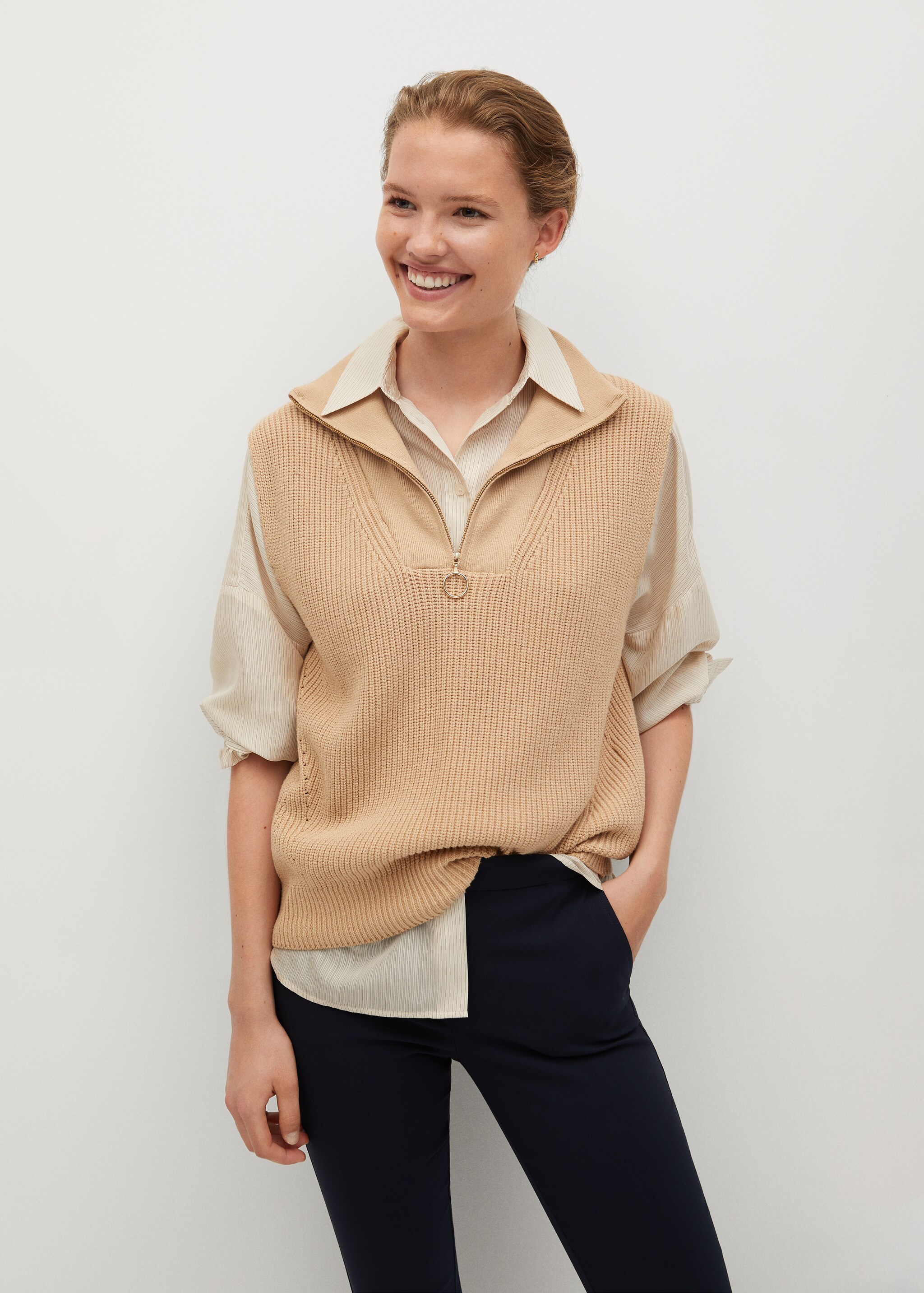 Crop skinny trousers - Details of the article 1