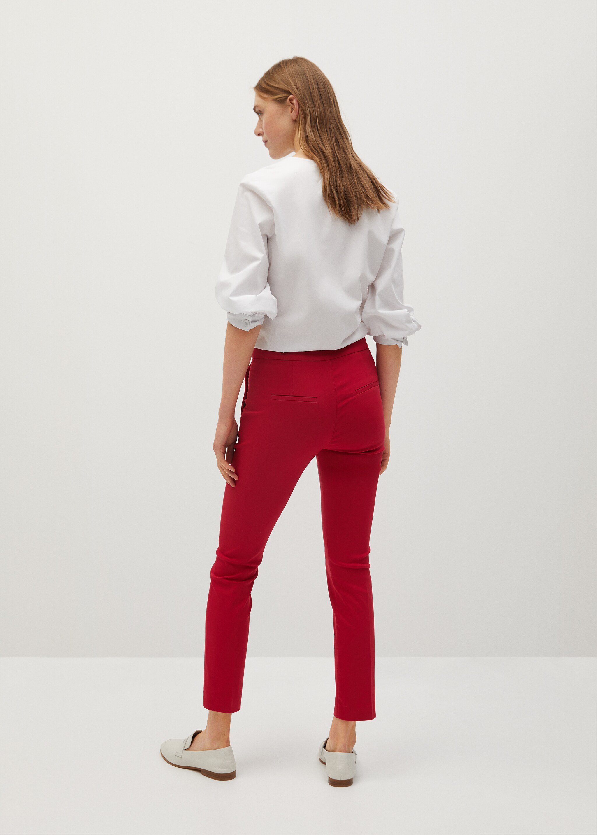 Crop skinny trousers - Reverse of the article