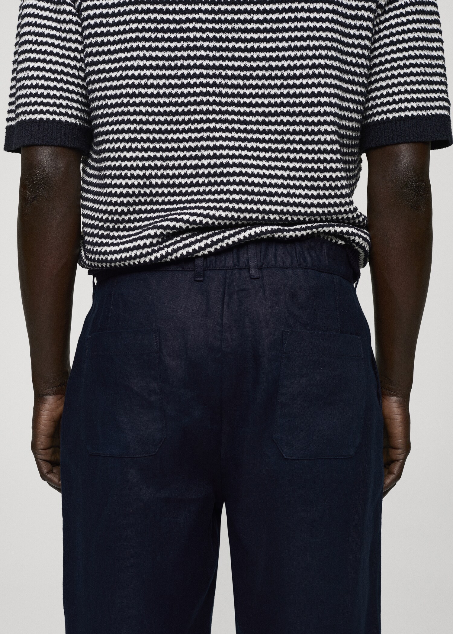Relaxed-Fit-Hose aus 100 % Leinen - Detail des Artikels 6