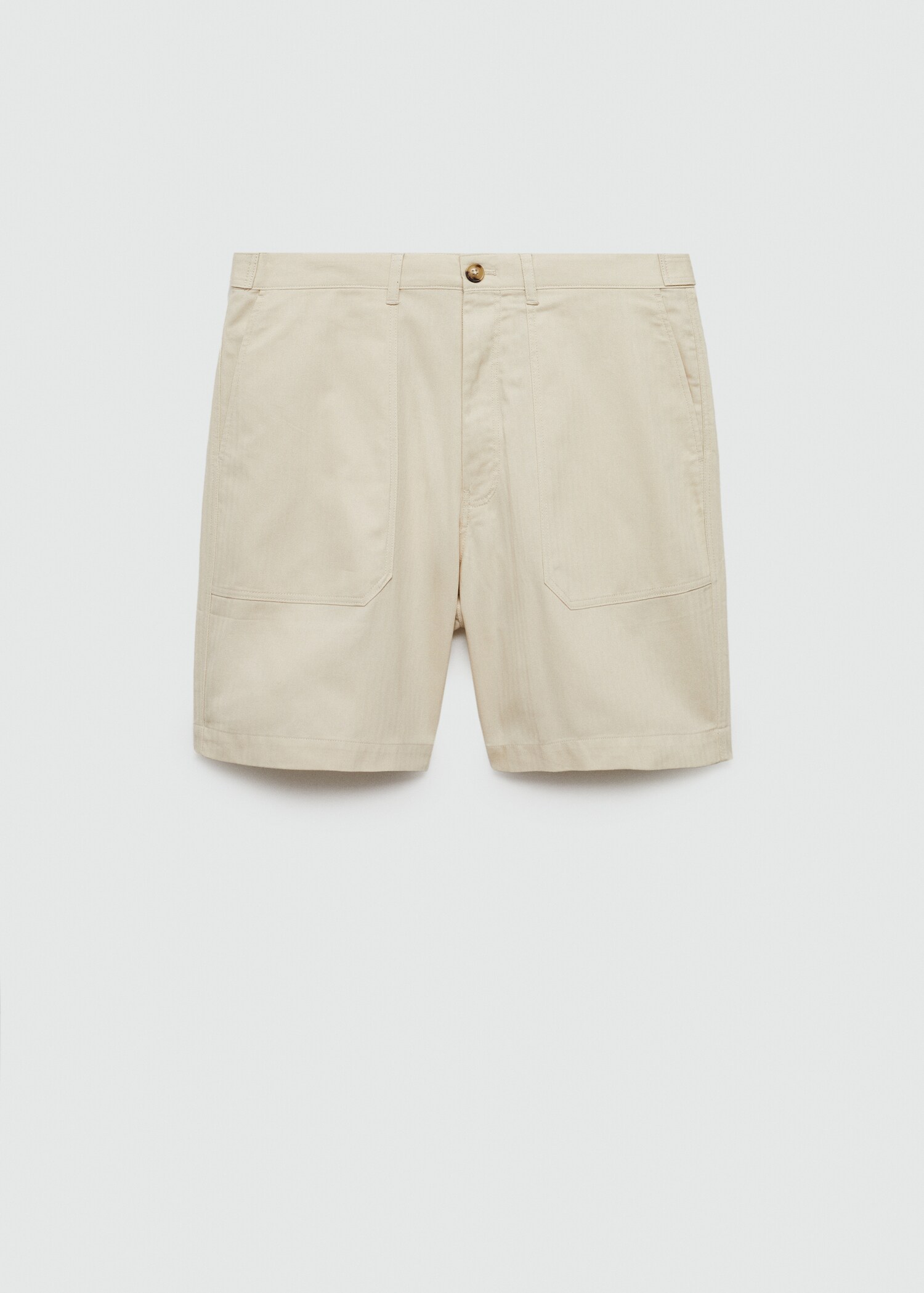 Bermuda 100 % coton chevron - Article sans modèle