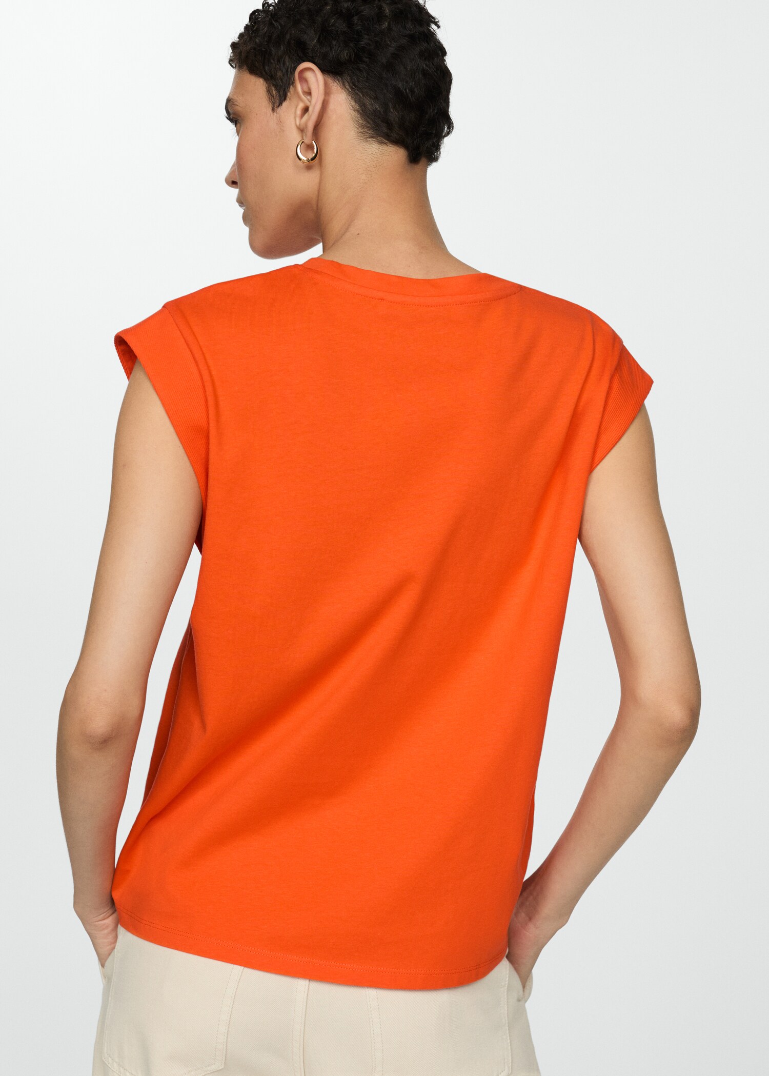 T-shirt coton manches courtes - Verso de l’article