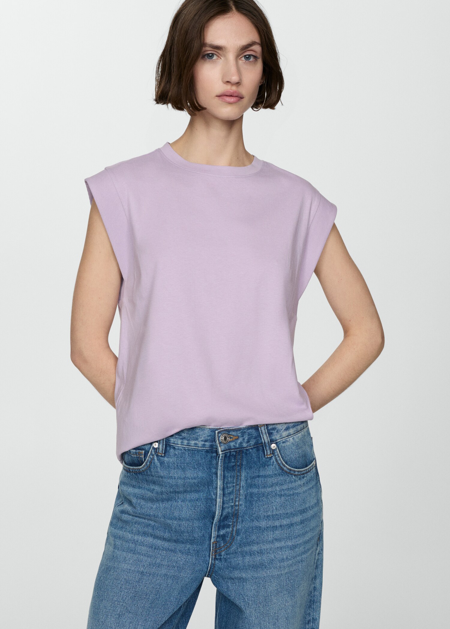 T-shirt coton manches courtes - Plan moyen