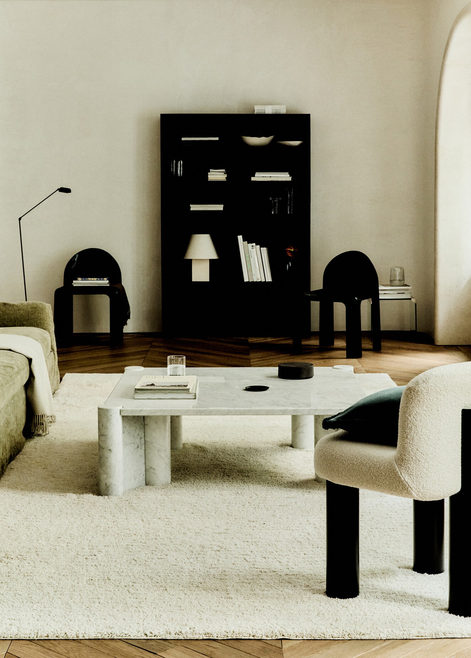 Large fur rectangular rug - Details of the article 6