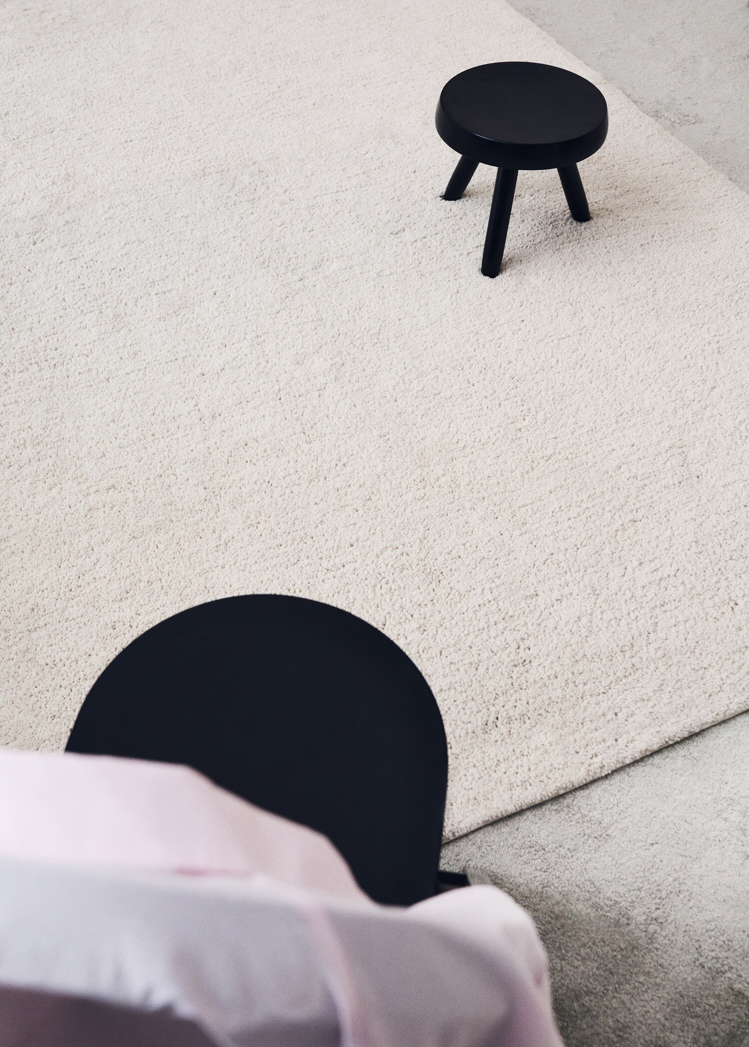 Large fur rectangular rug - Details of the article 7