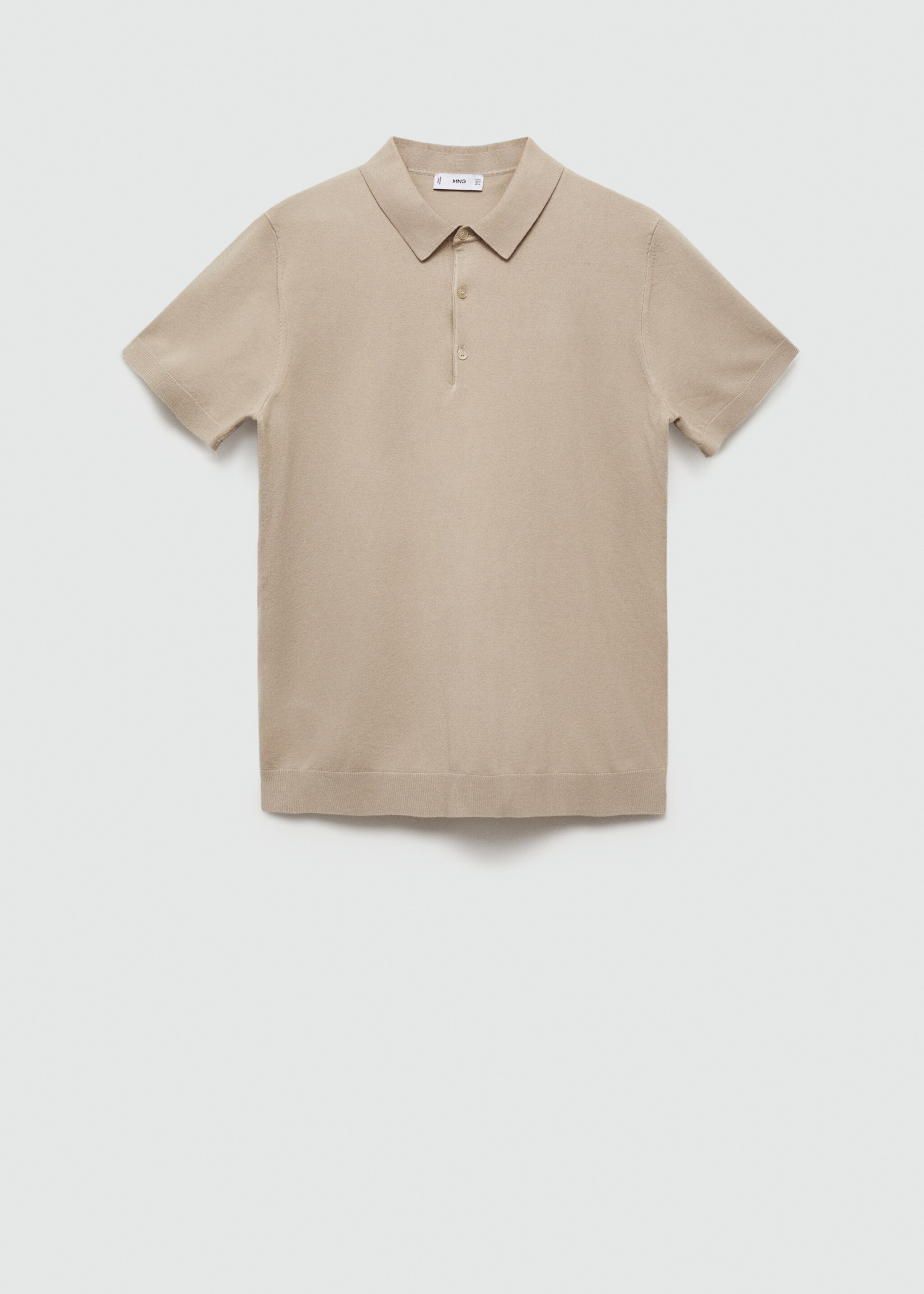 Fine-knit polo shirt - Article without model