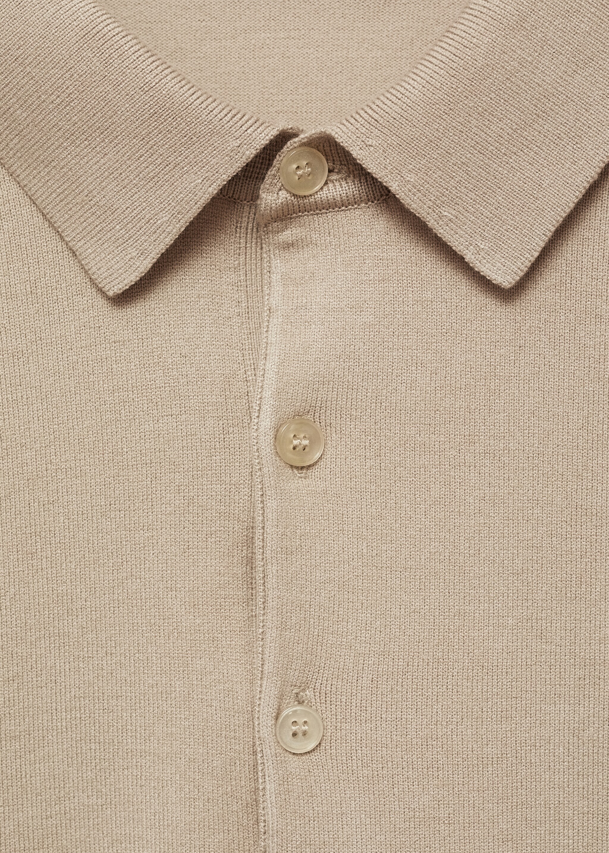 Fine-knit polo shirt - Details of the article 8