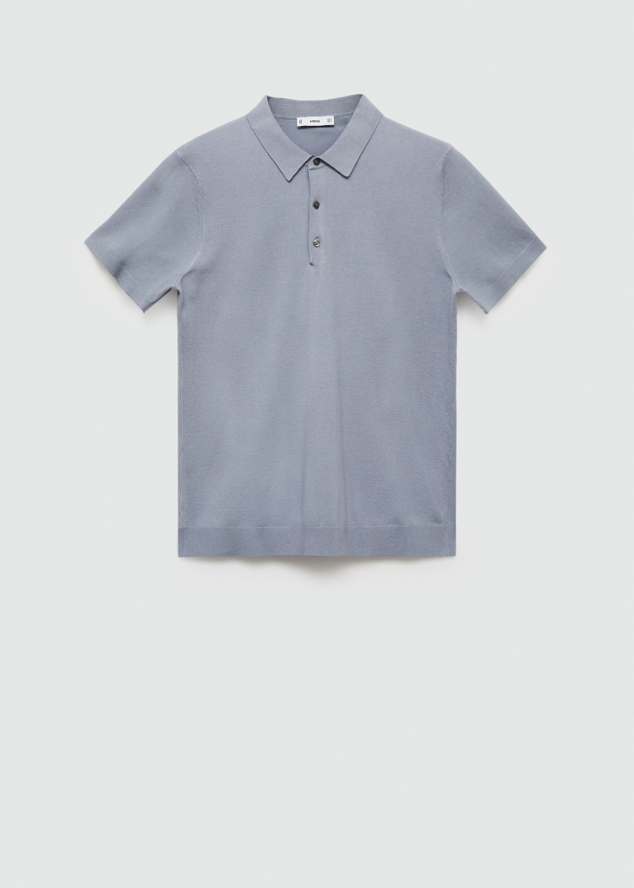 Fine-knit polo shirt - Article without model