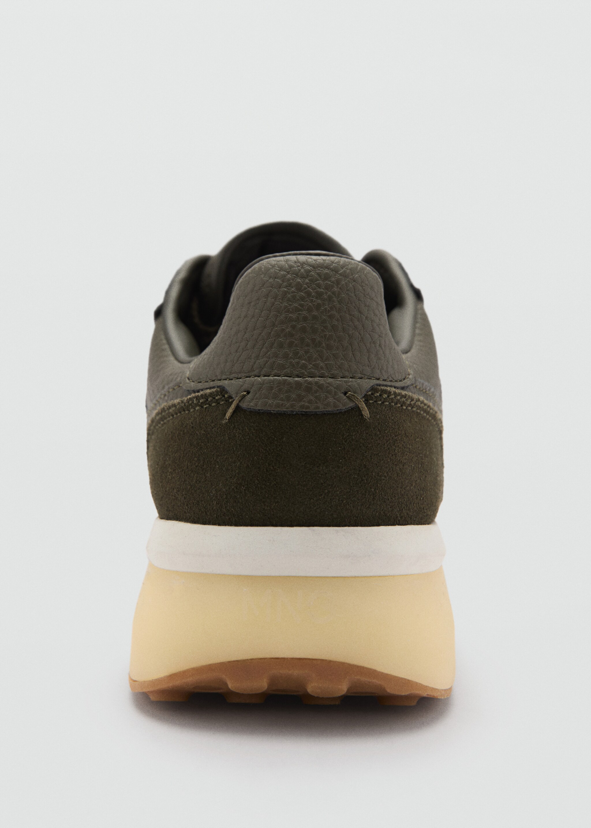 Kombinierte Leder-Sneakers - Detail des Artikels 1