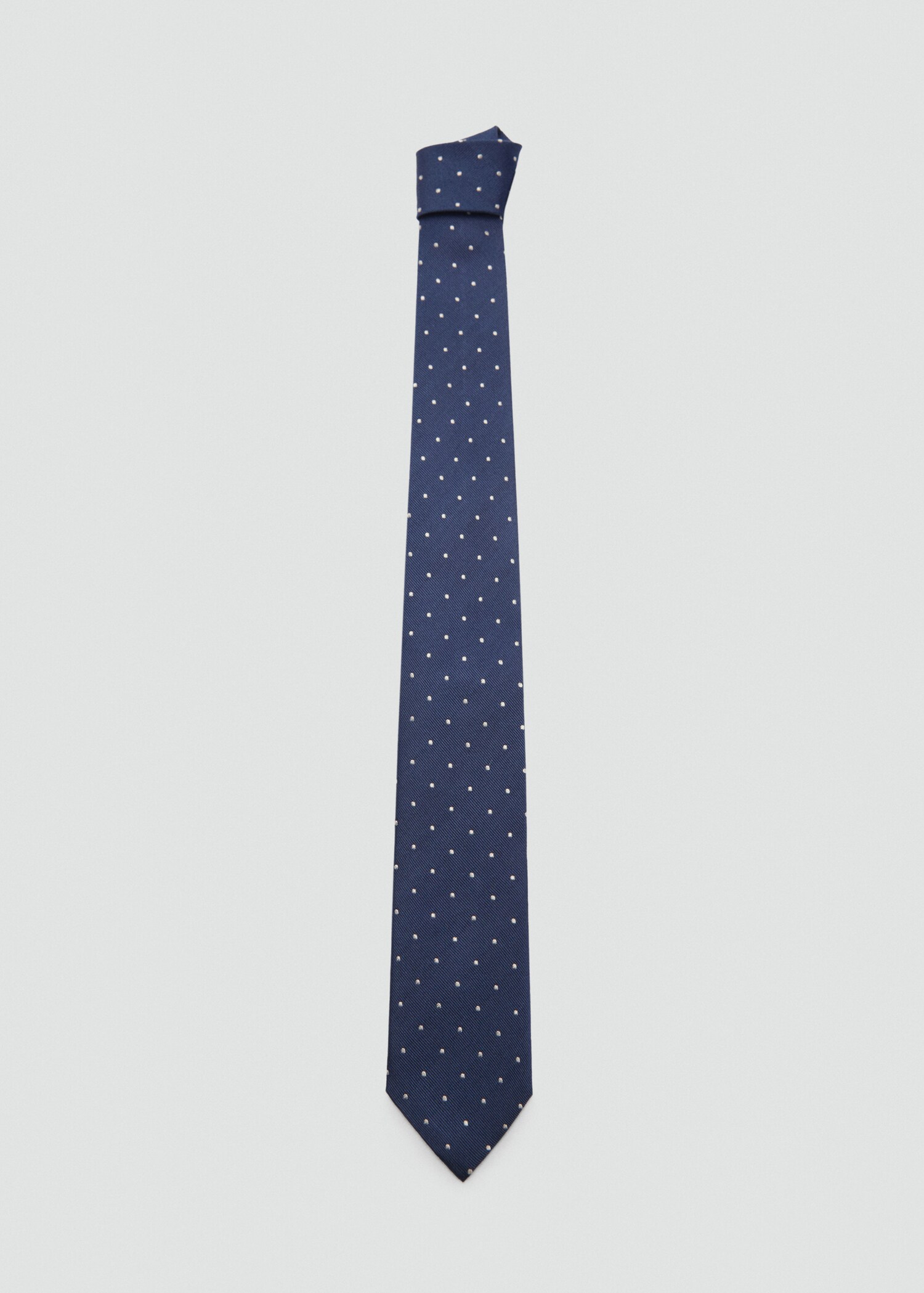 Corbata 100% seda de mora lunares - Artículo sin modelo