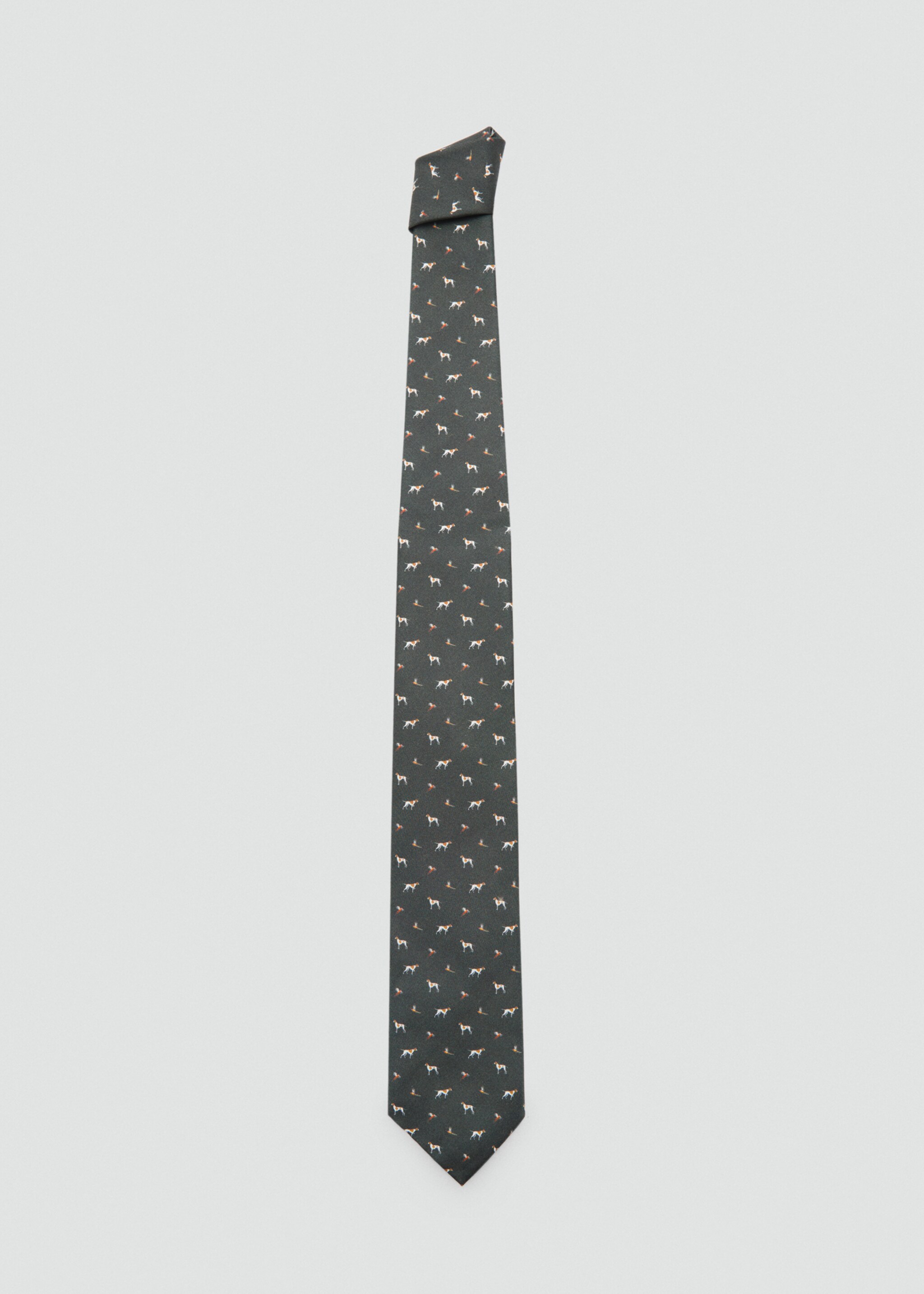 Corbata 100% seda de mora estampada - Article sense model