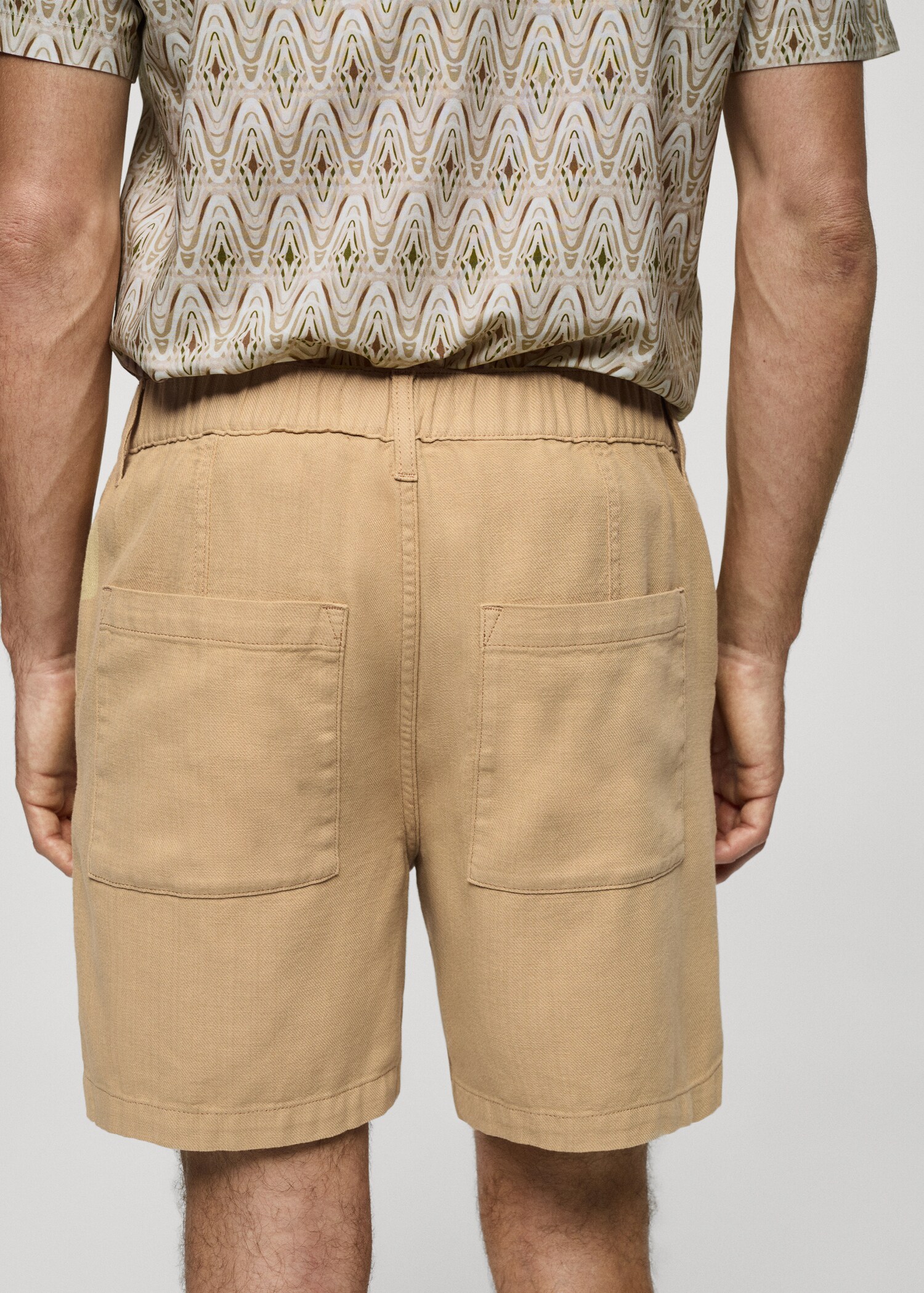 Pockets cotton Bermuda shorts - Details of the article 6