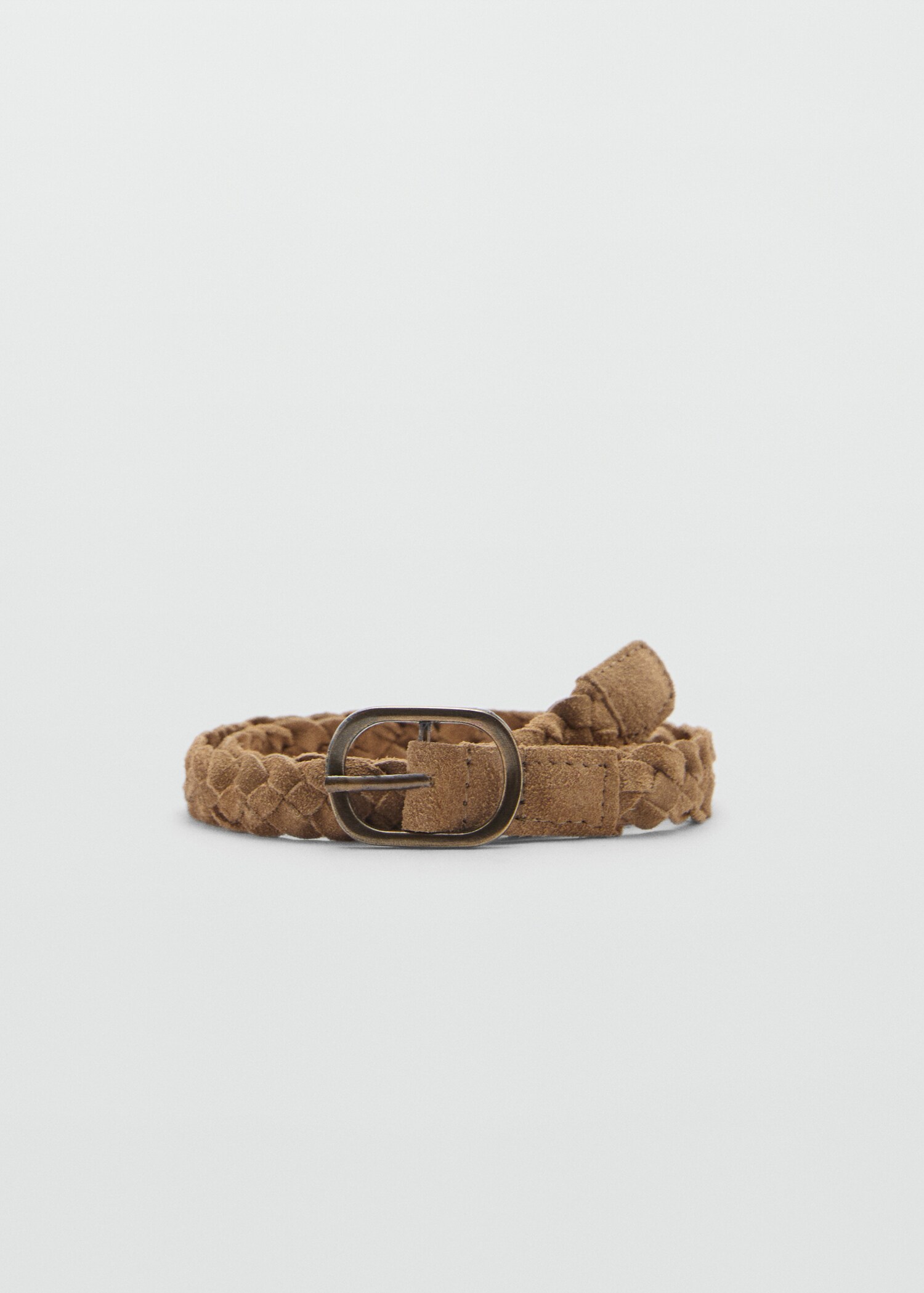 Braided leather belt - Article without model