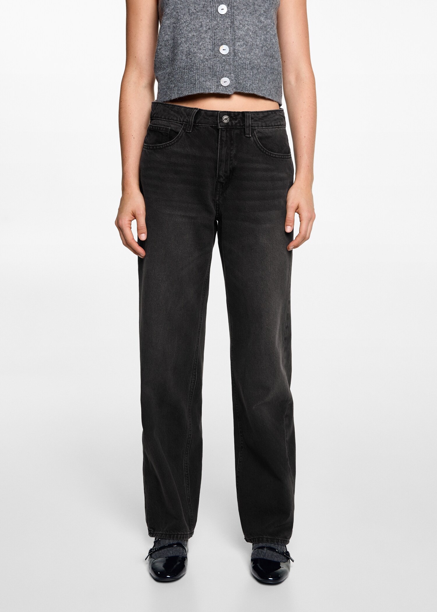 Straight Jeans - Mittlere Ansicht