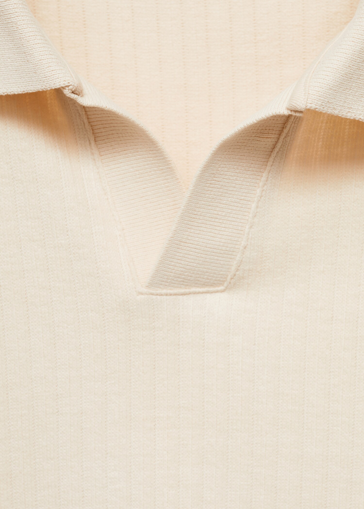 Polo regular-fit coton maille côtelée - Détail de l'article 8