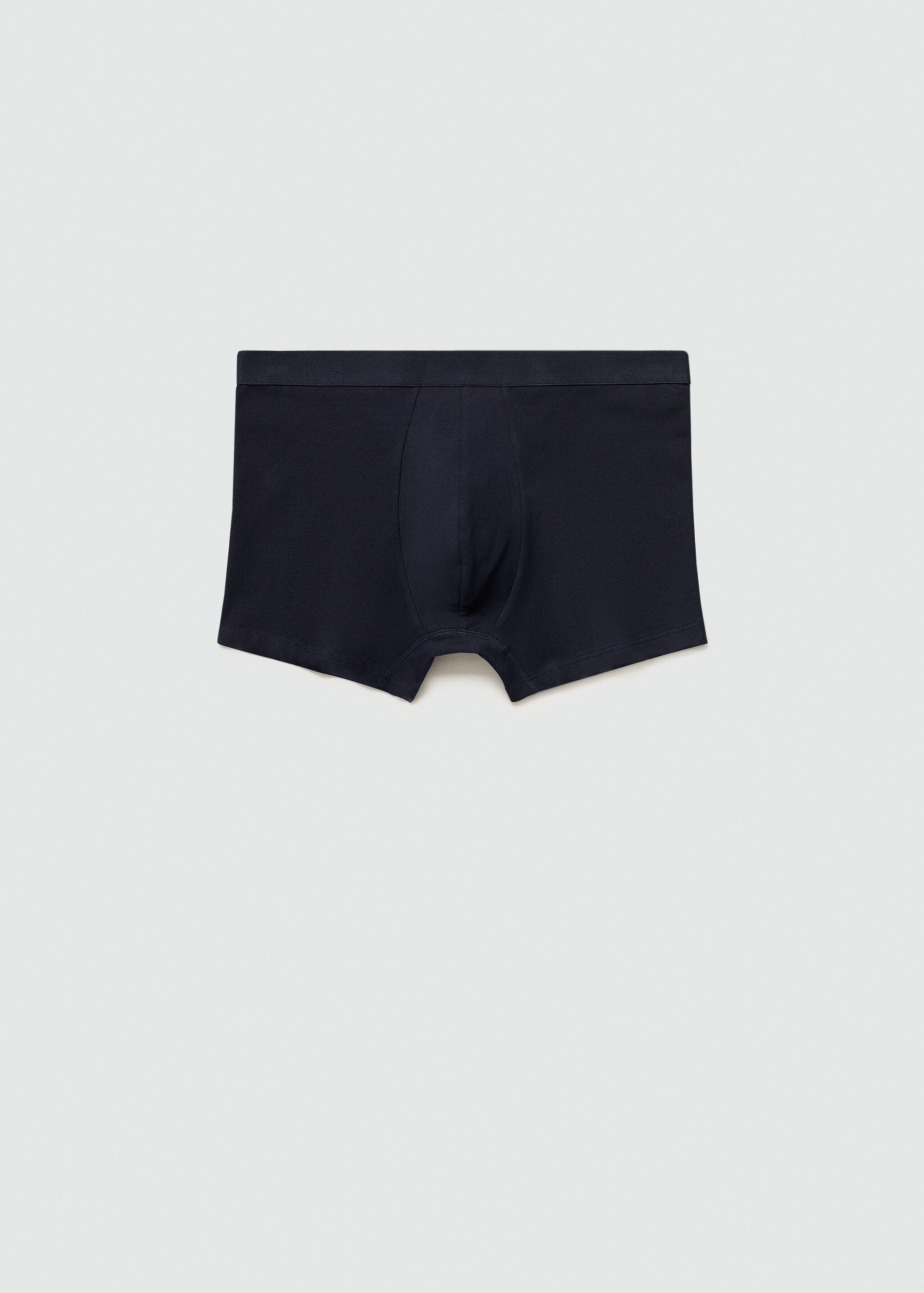 Pack of 3 cotton boxers - Details of the article 8, Dark Navy. Ref: 77030610-00.
