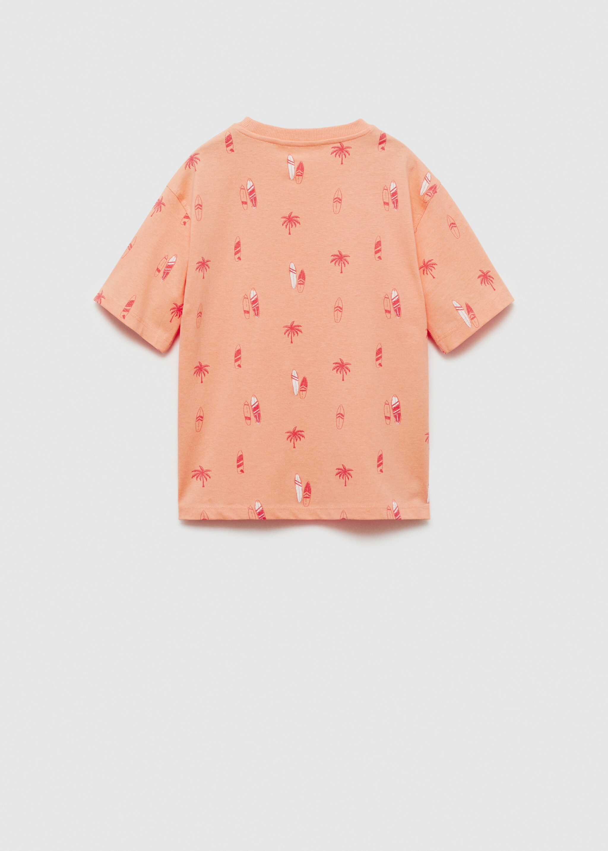 Camiseta estampada surf - Reverso del artículo