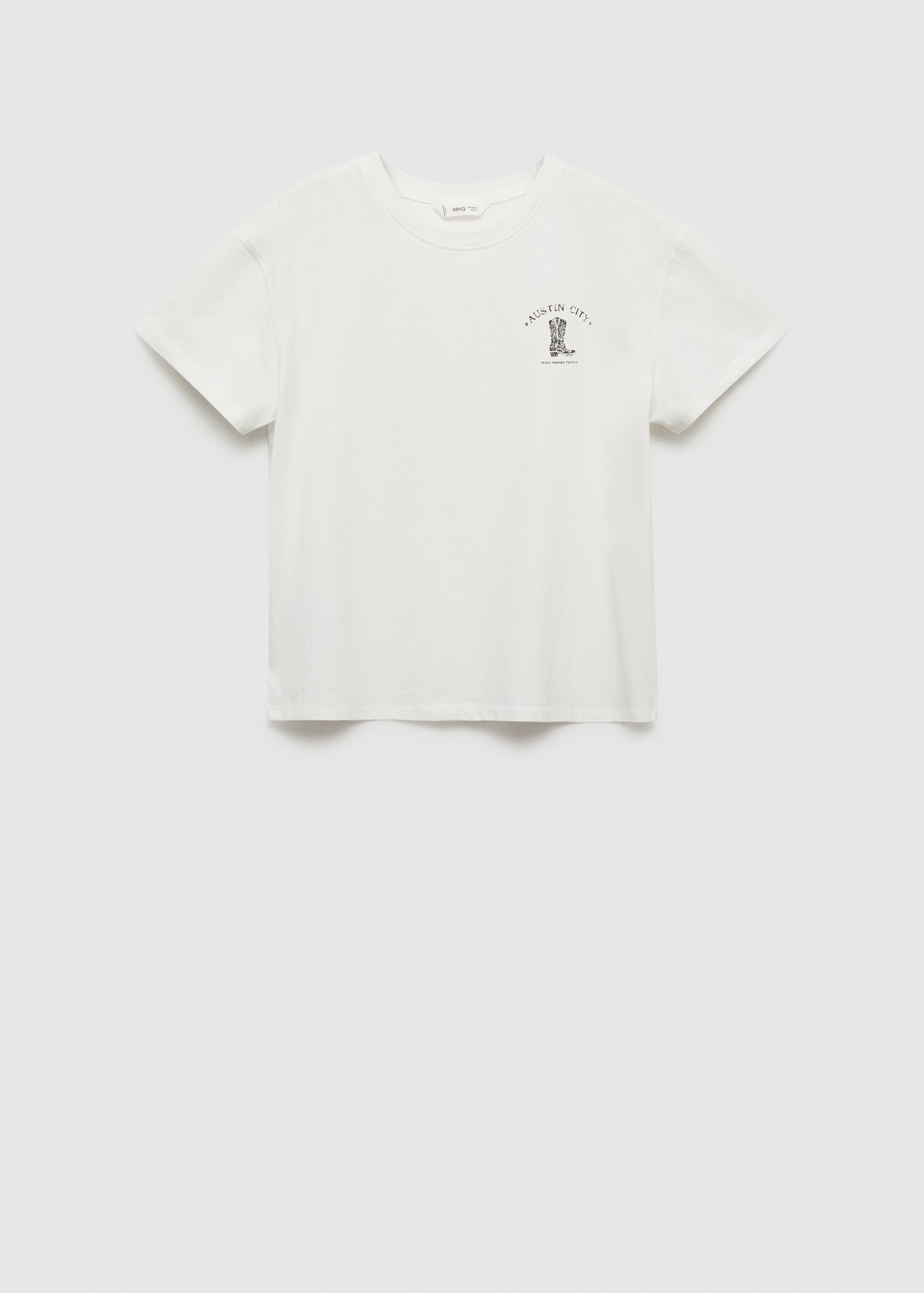 Bedrucktes Baumwoll-T-Shirt - Artikel ohne Model