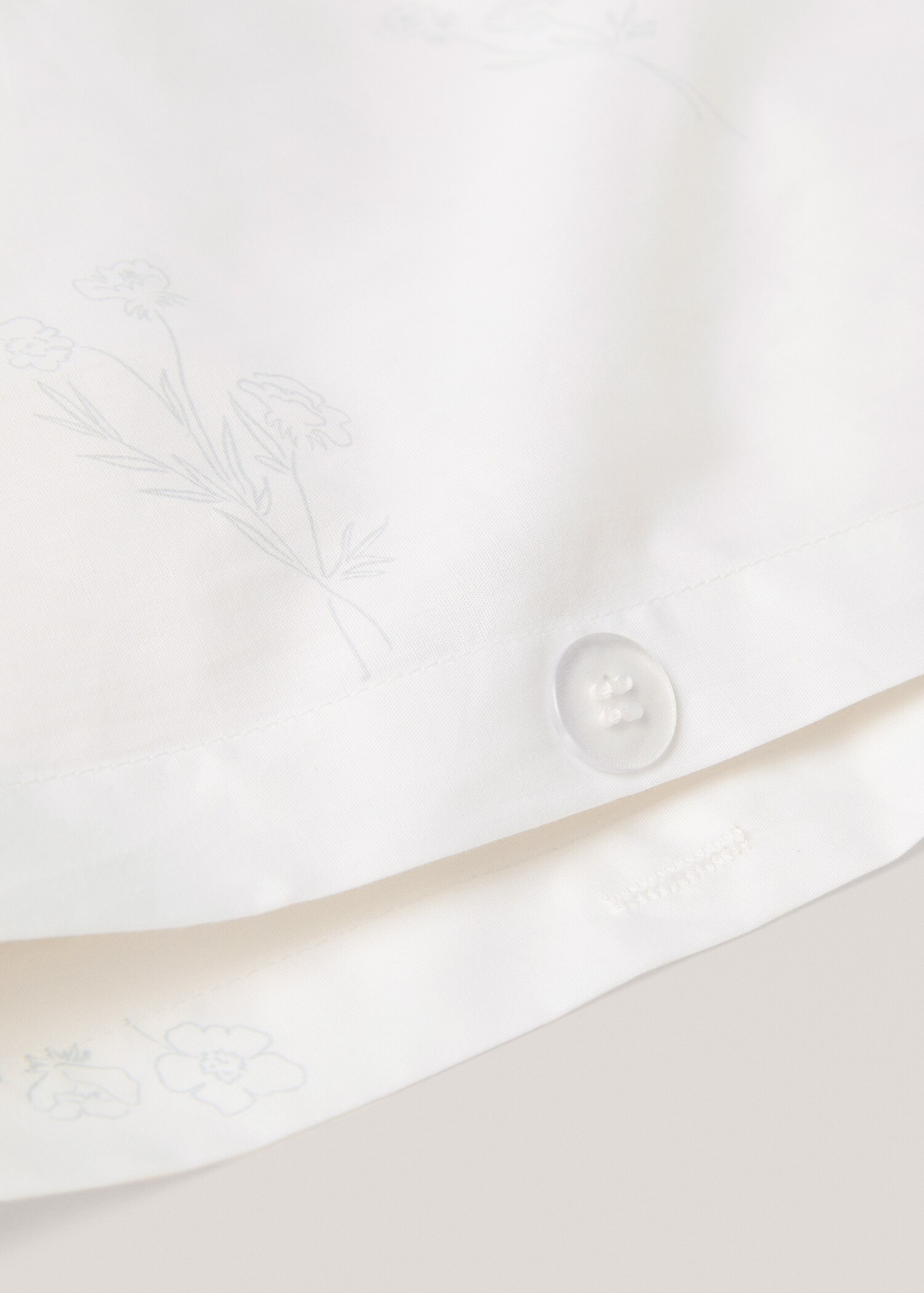 Geblümter Bettbezug für 135 cm Bett - Detail des Artikels 2