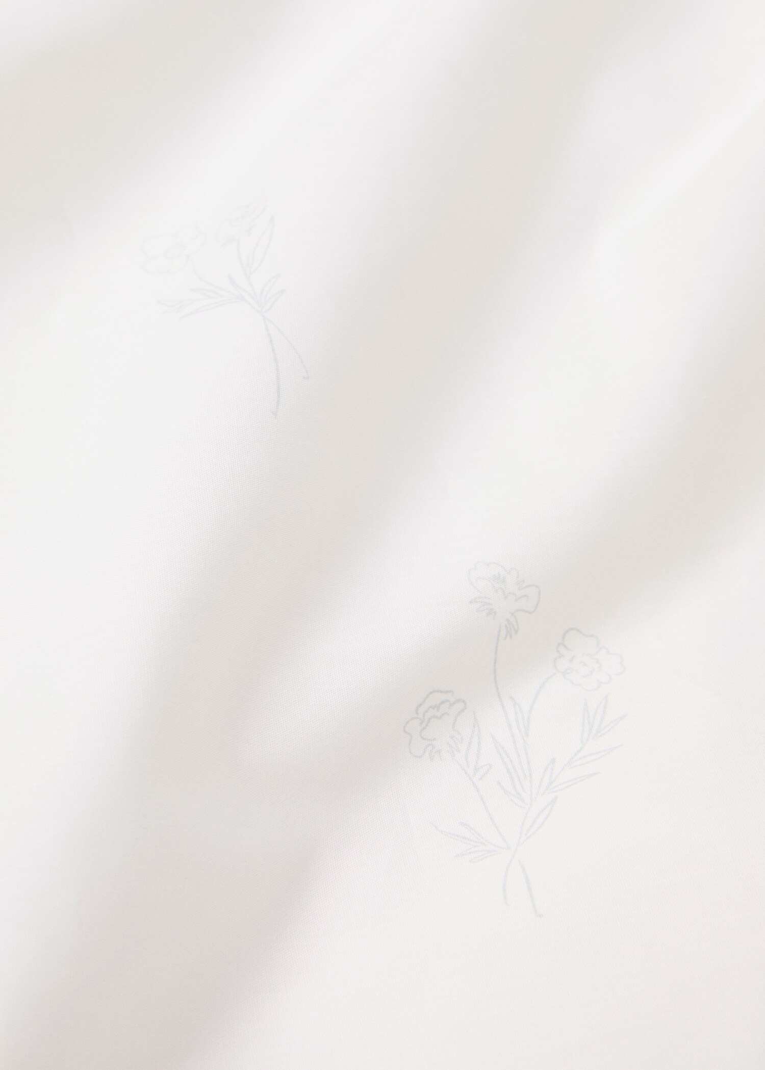 Geblümter Bettbezug für 135 cm Bett - Detail des Artikels 3