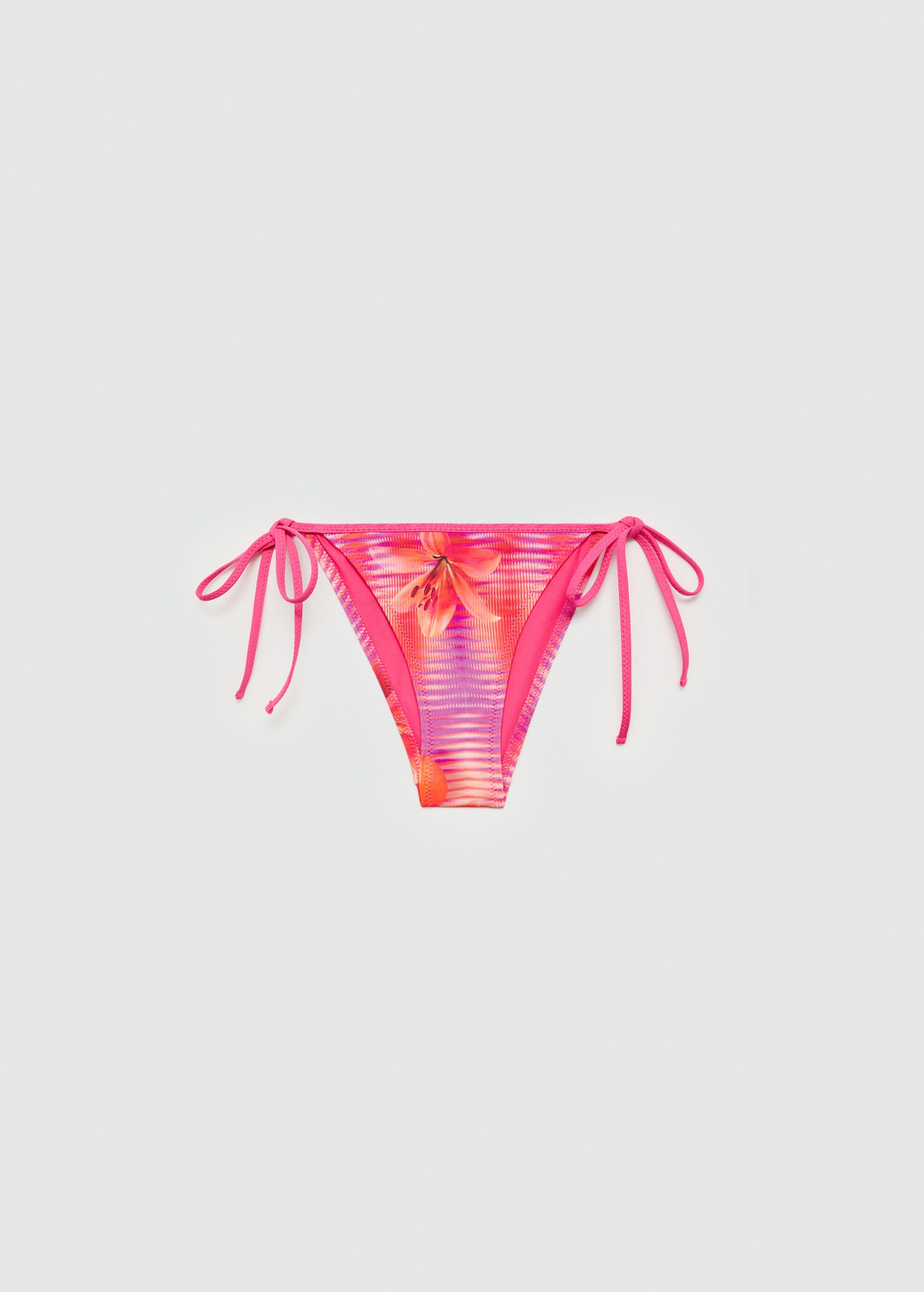 Bikinové kalhotky s květinovým potiskem - Zboží bez modelu