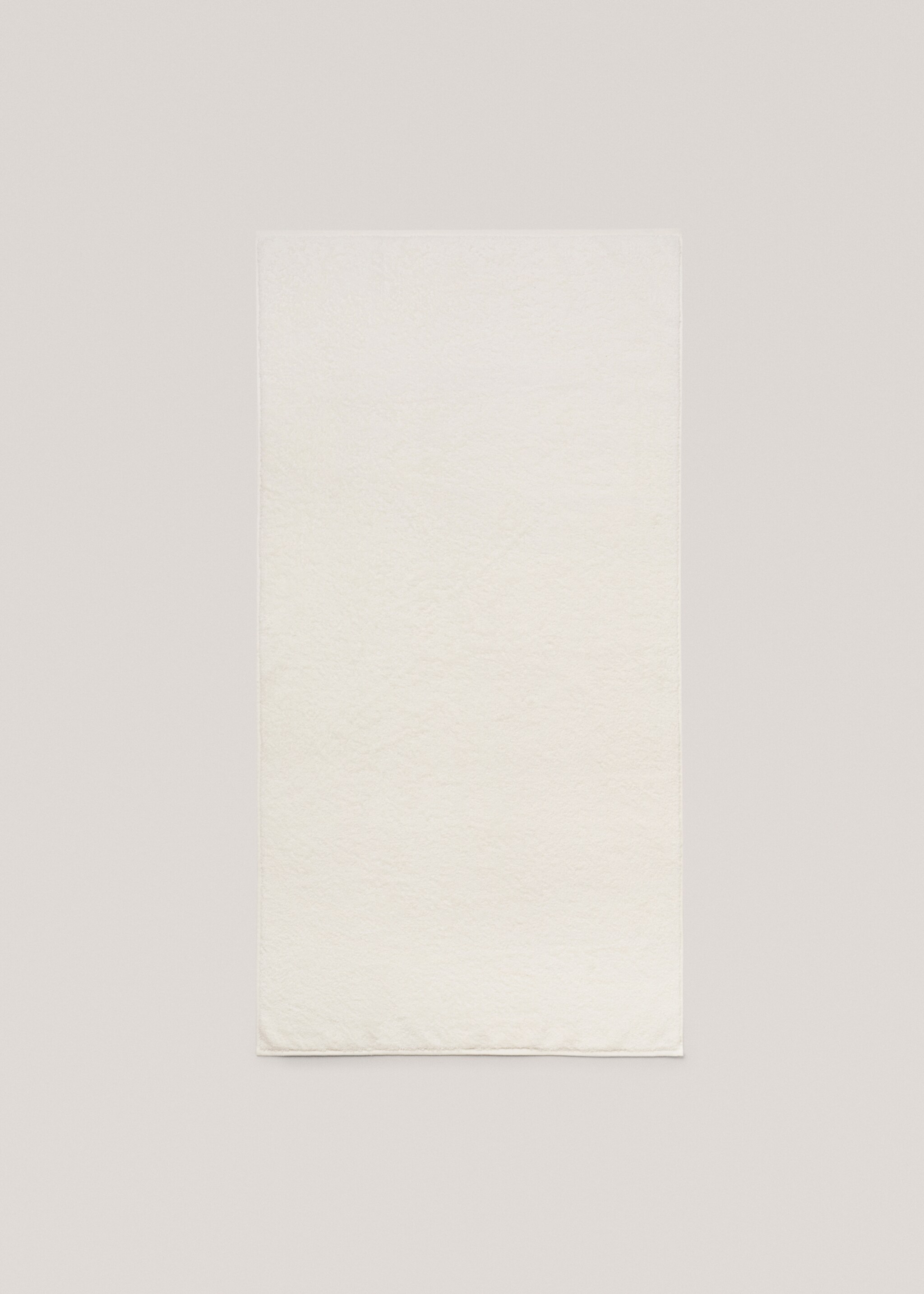 Handtuch aus Baumwolle 50 x 90 cm - Detail des Artikels 4, Beige. Ref: 77030633-00.