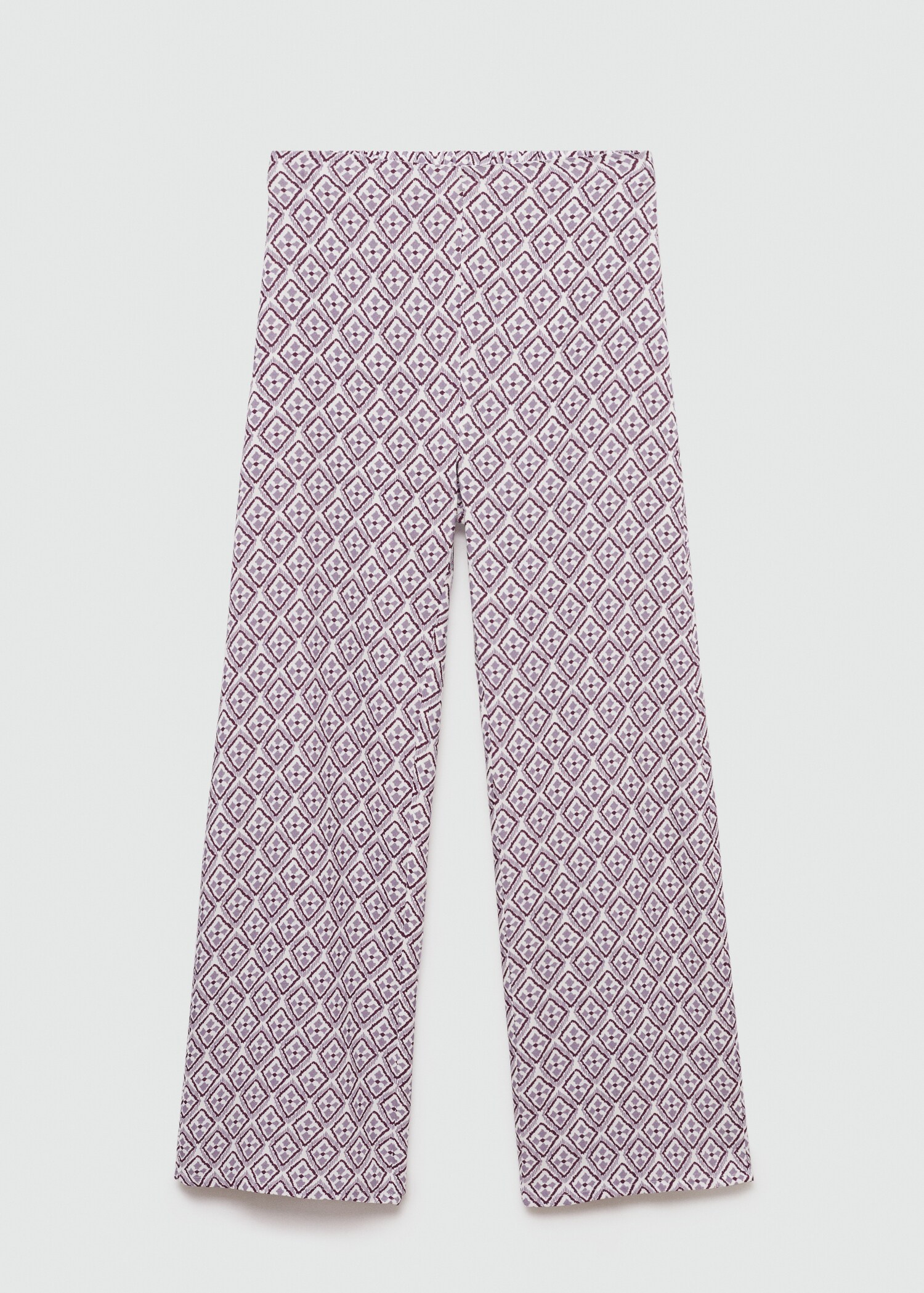 Flowy printed trousers - Article without model