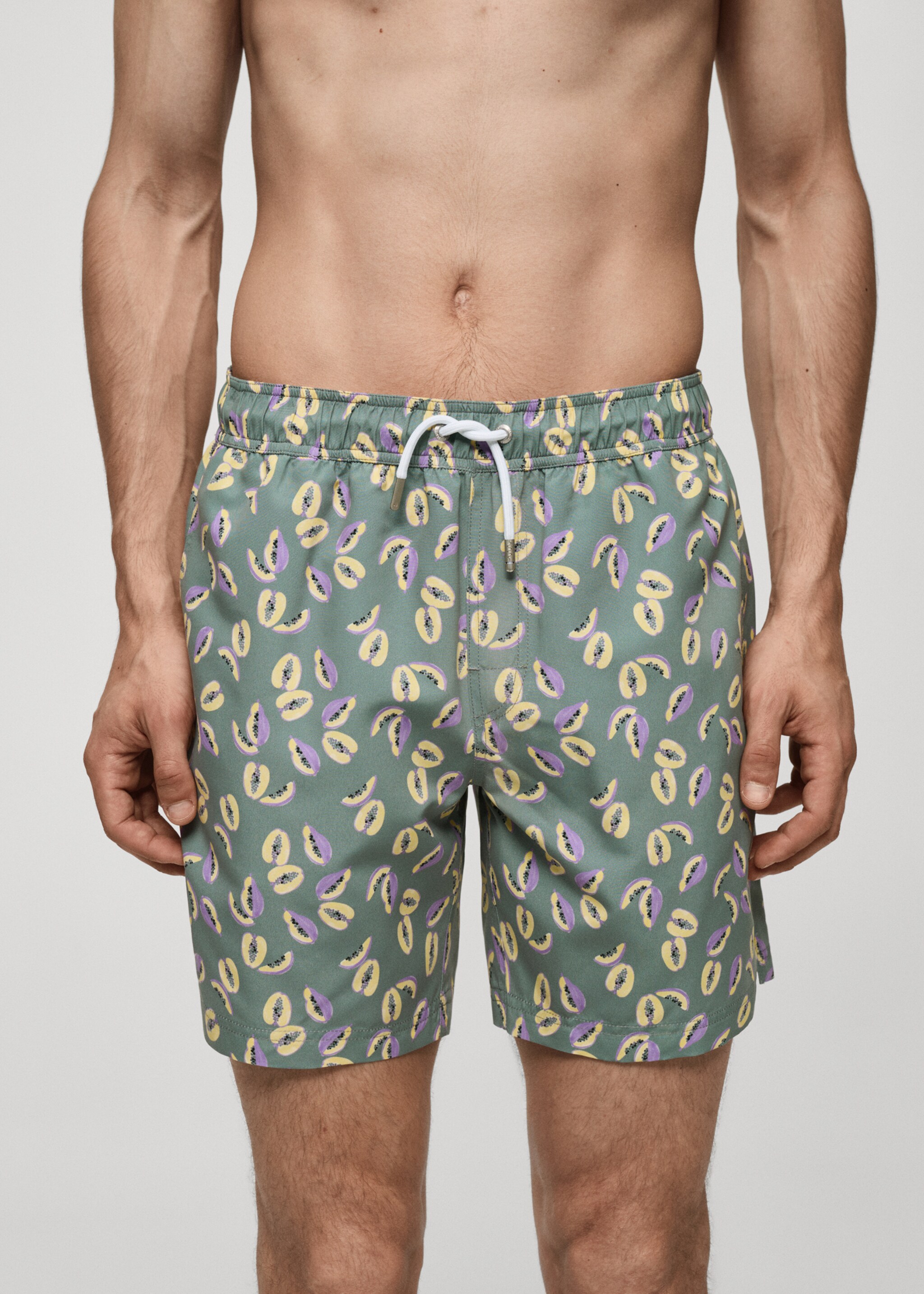 Bañador estampado papaya - Detalle del artículo 1