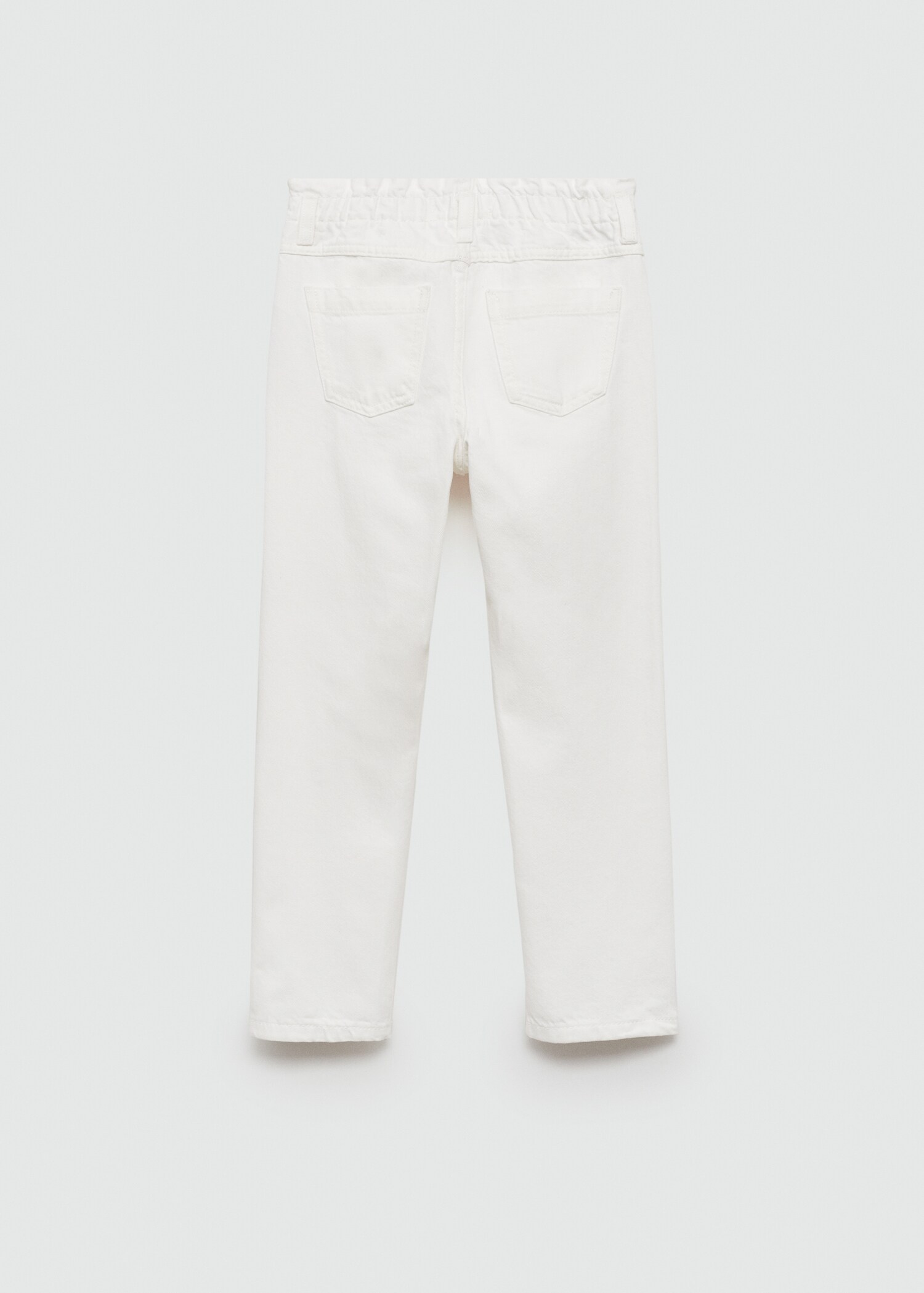 Paperbag jeans - Reverse of the article