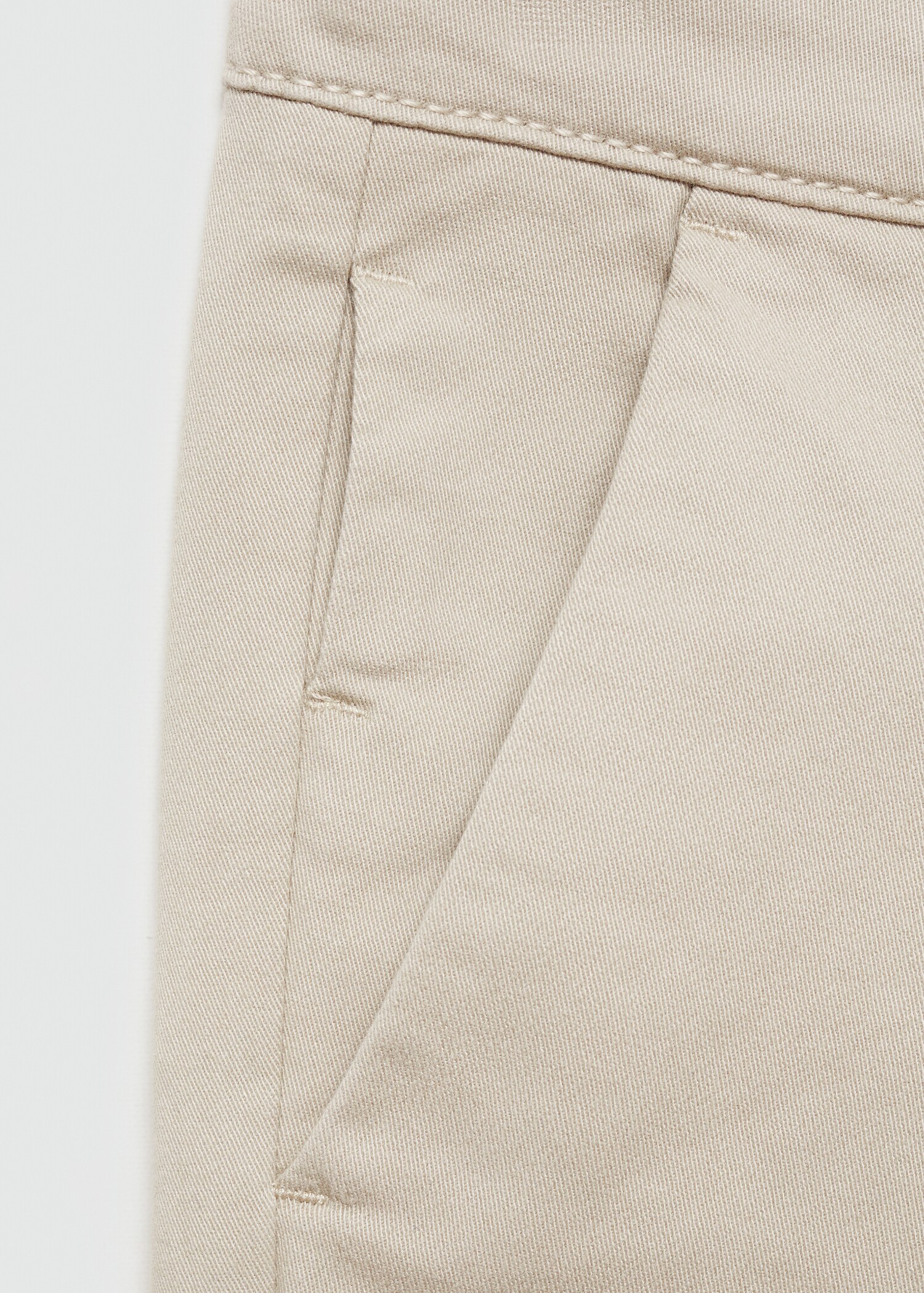 Katoenen chino - Detail van het artikel 0