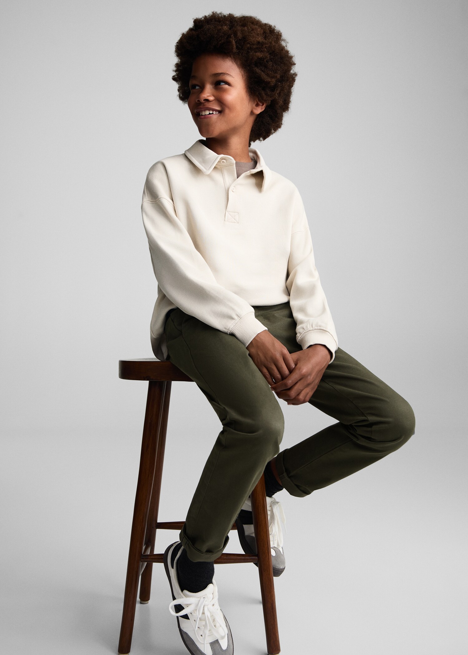 Katoenen chino - Detail van het artikel 1