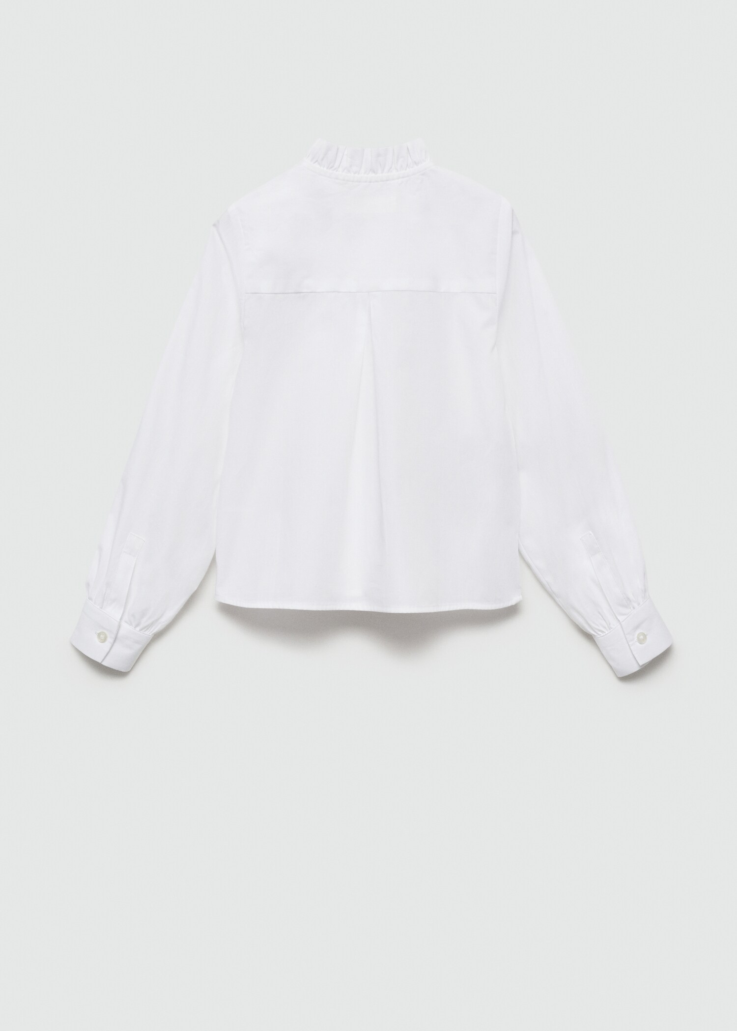 Shirt with ruffle detail - Reverse of the article
