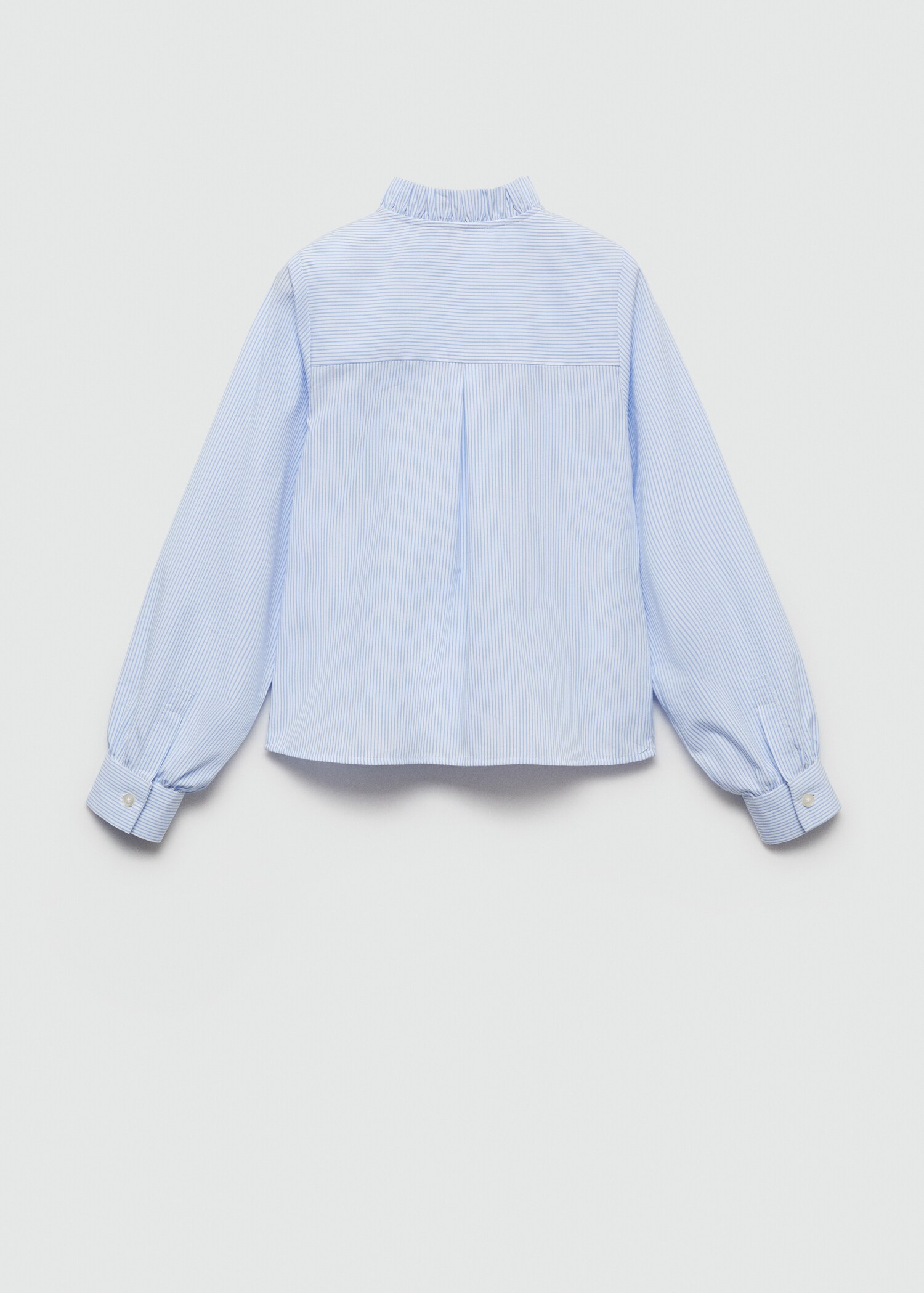 Shirt with ruffle detail - Reverse of the article