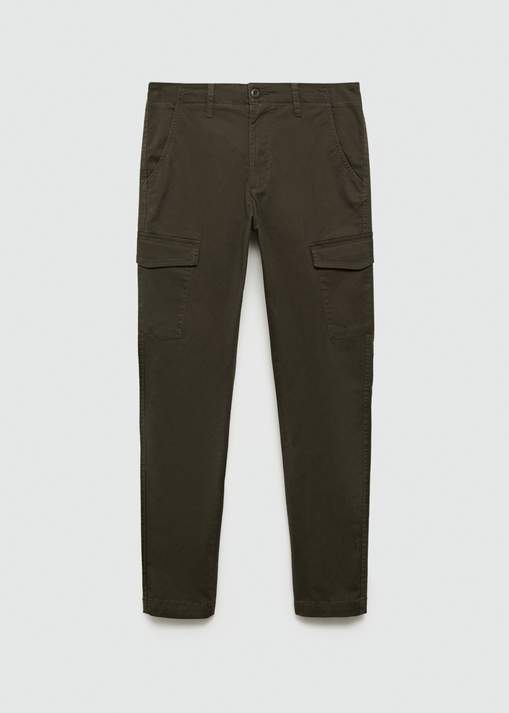 Pantalón cargo algodón - Artículo sin modelo, Verde medio. Ref: 77031509-00.