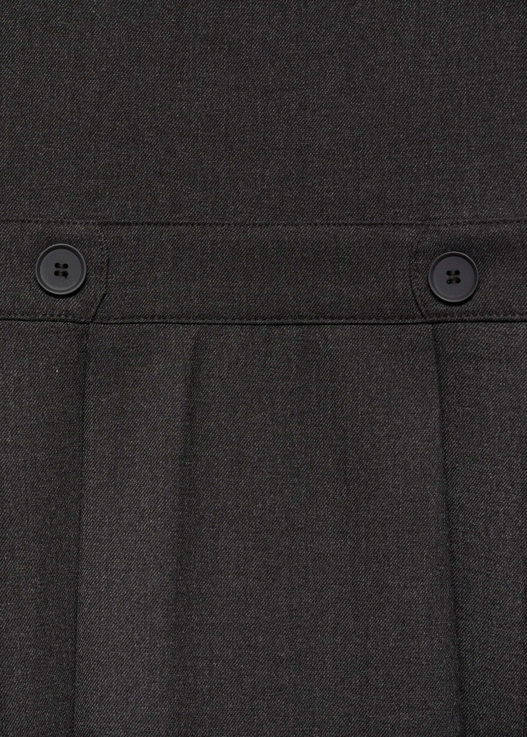 Robe courte plissée - Détail de l'article 8, Gris. Ref: 77032008-00.