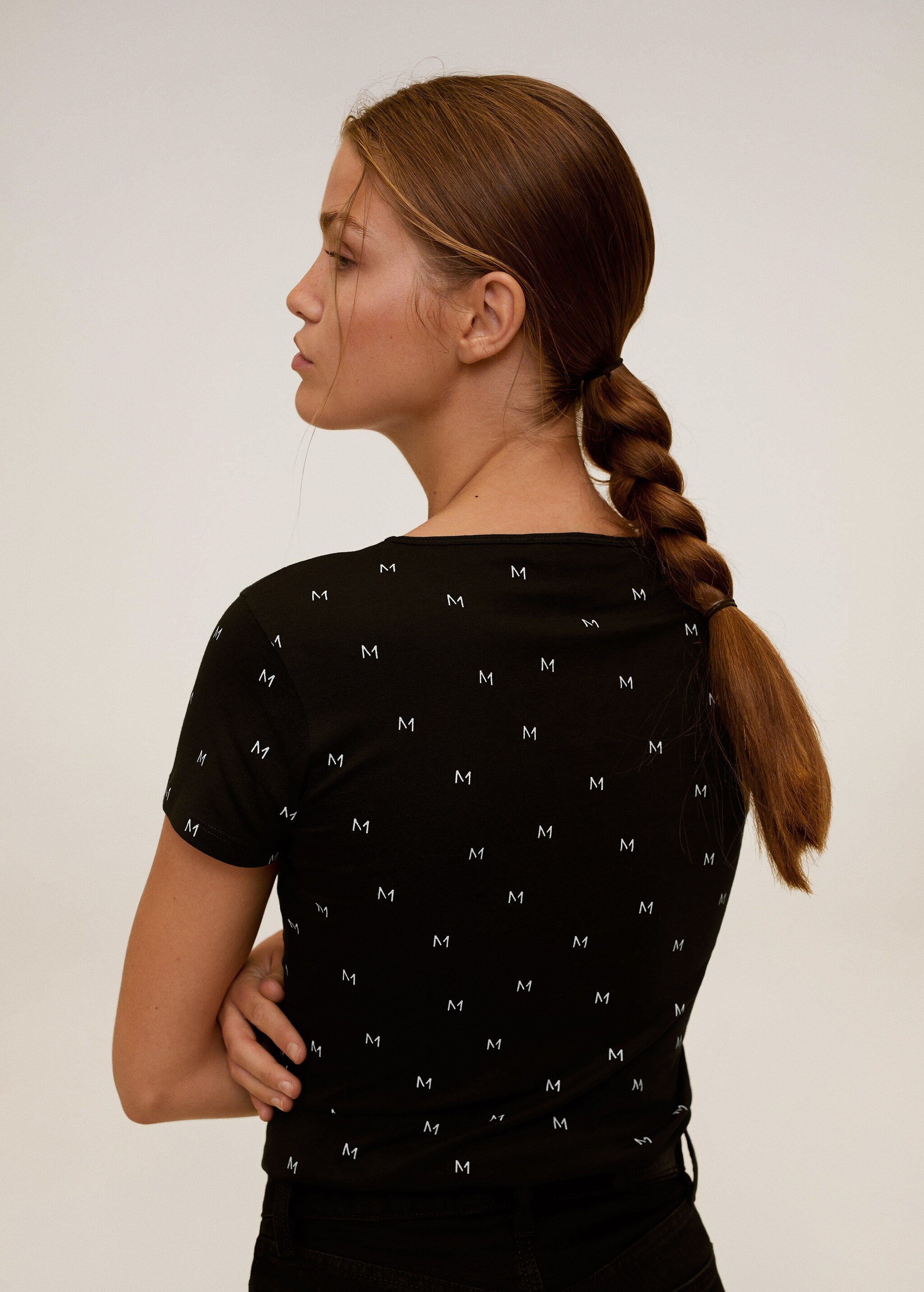 Camiseta logo estampada - Reverso del artículo