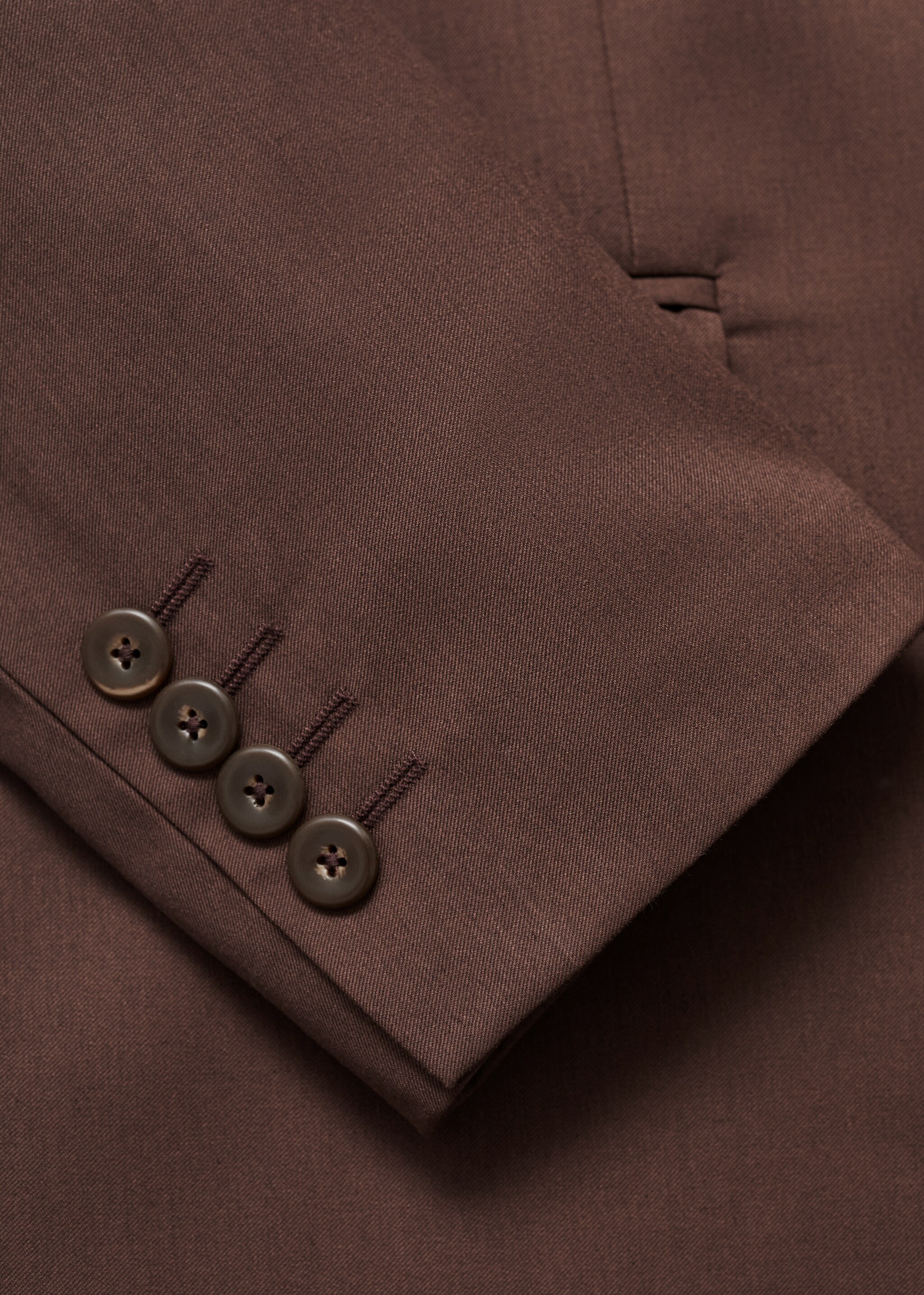 Oblekové sako regular fit - Detail zboží 8, Bordó. Ref: 77032535-00.