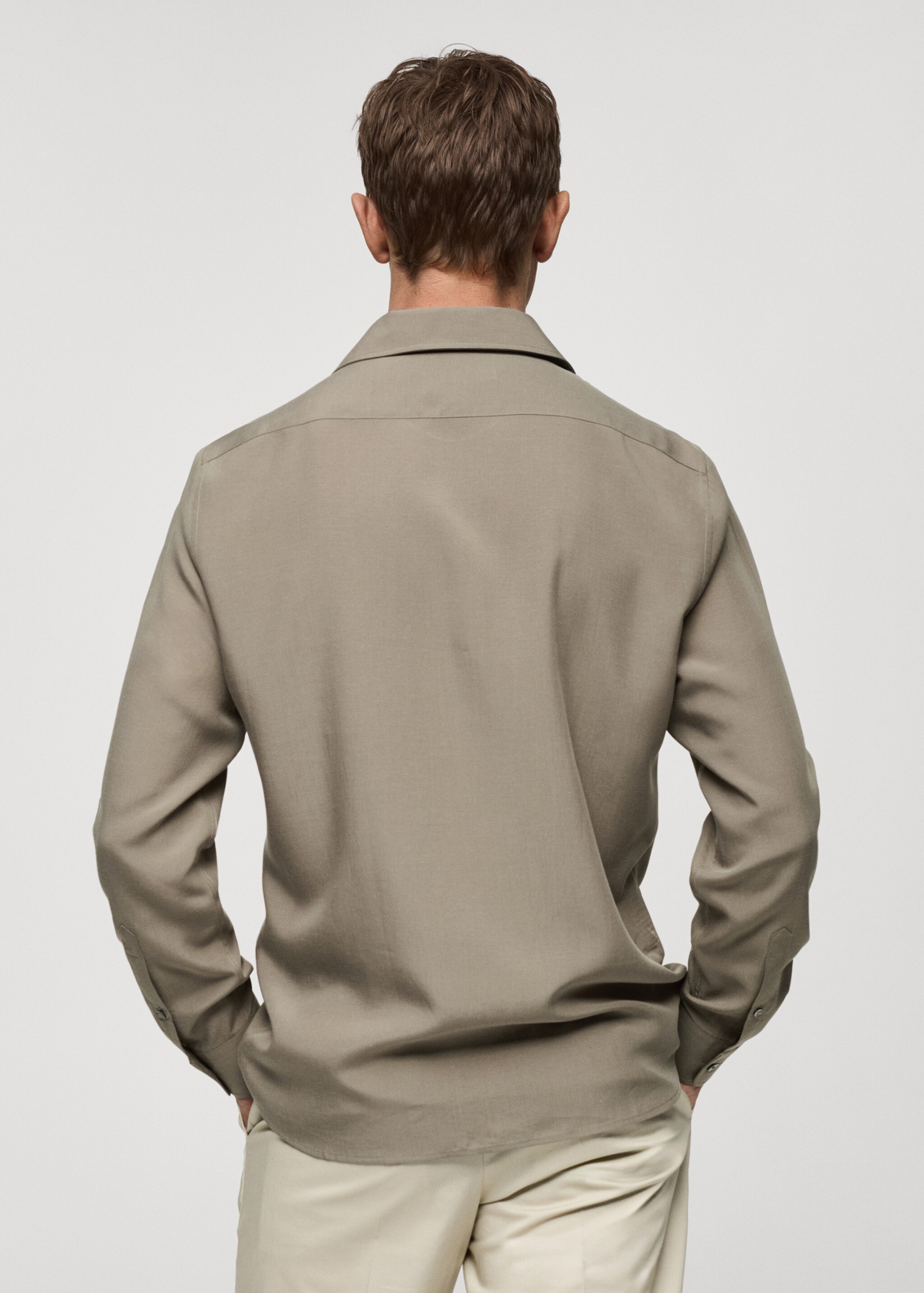 Chemise regular-fit Lyocell - Verso de l’article