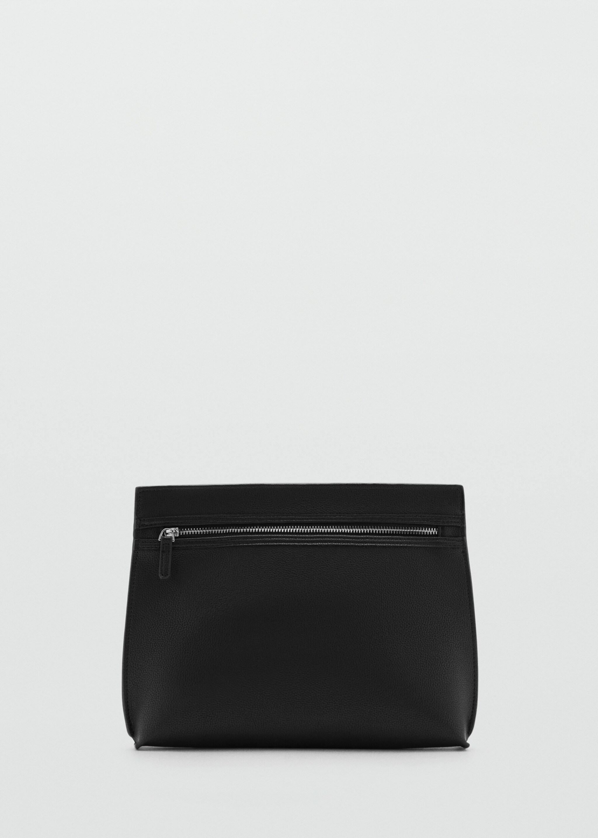 Handtasche mit Leder-Effekt - Artikel ohne Model, Schwarz. Ref: 77032544-00.