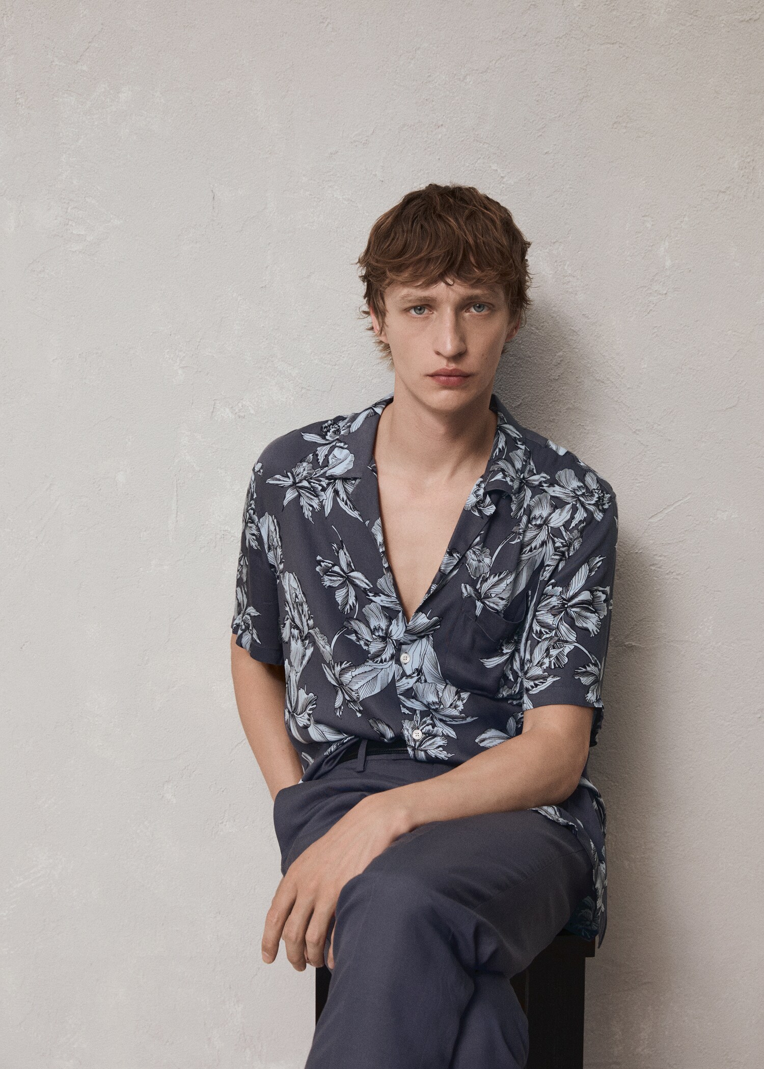 Chemise regular-fit en imprimé hawaïen - Détail de l'article 3