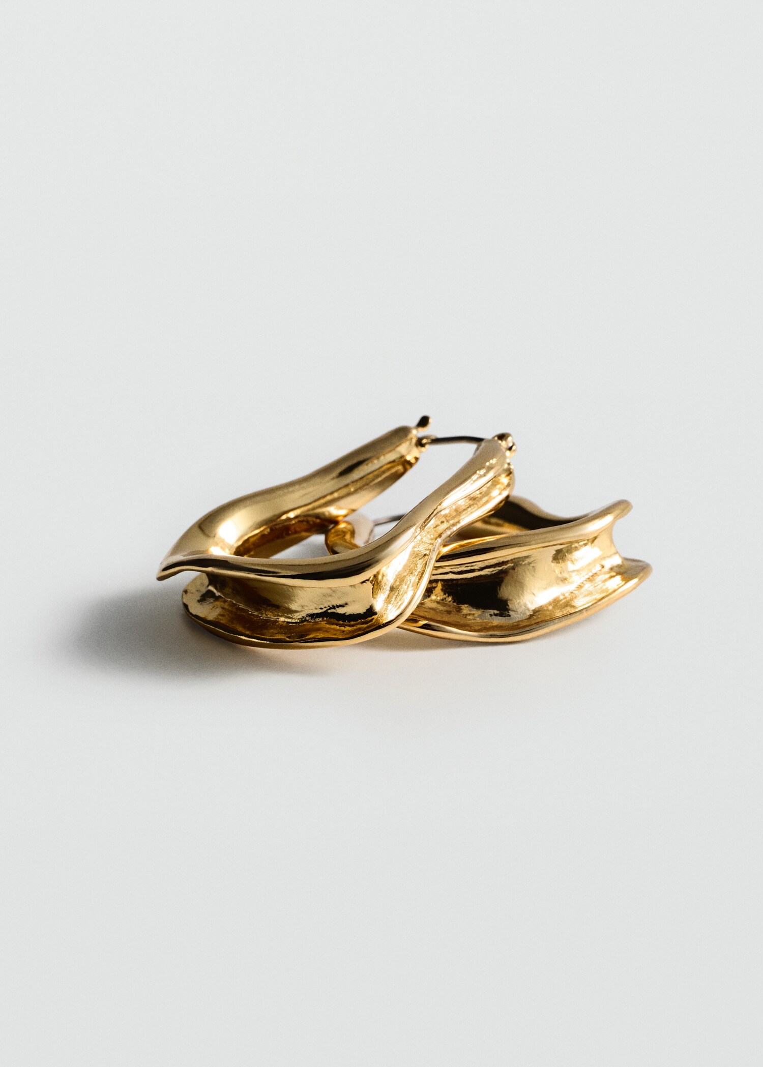 Pendientes aros irregulares - Plano medio