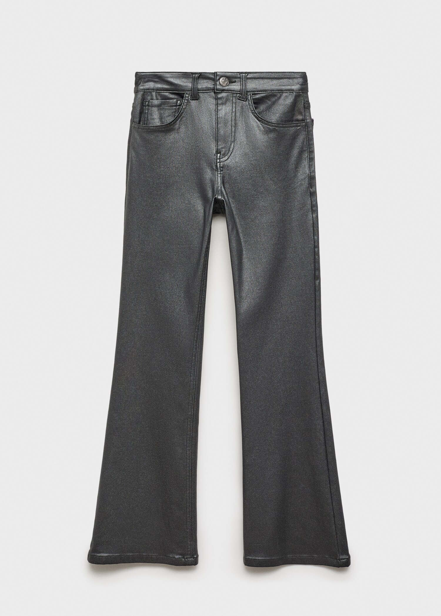 Waxed jeans with metallic effect - Article without model