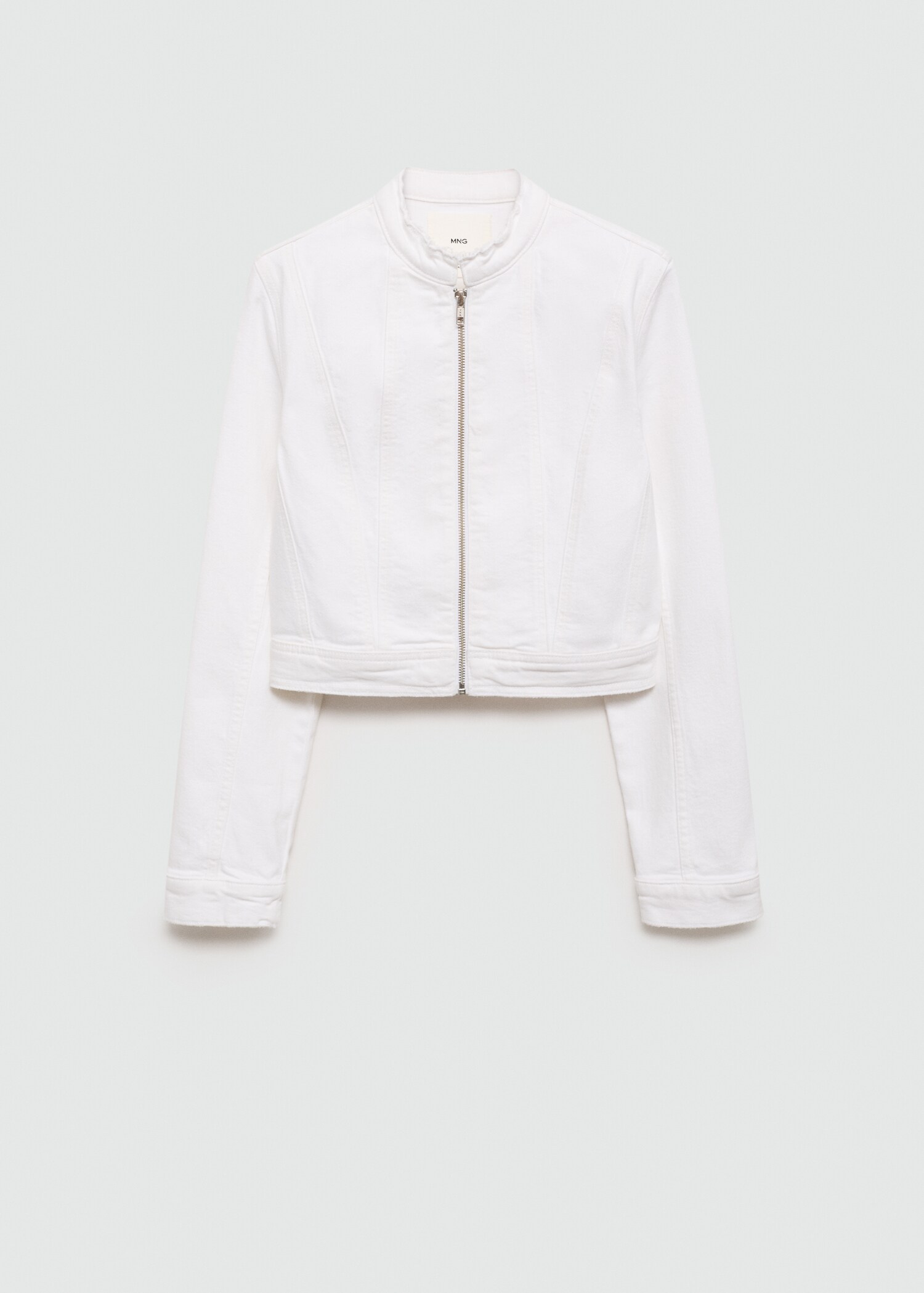 Zip-up denim jacket - Article without model