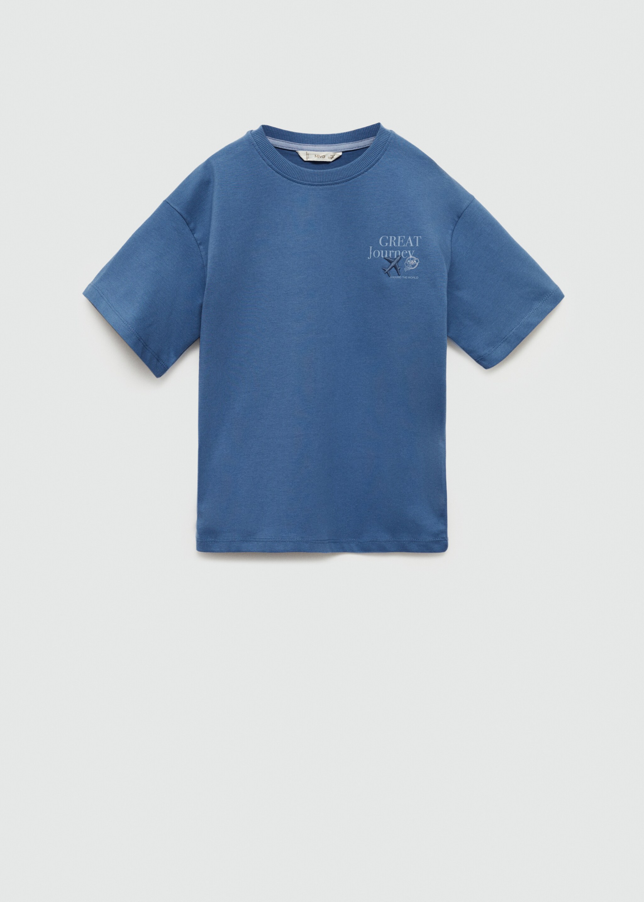 Printed cotton-blend T-shirt - Article without model