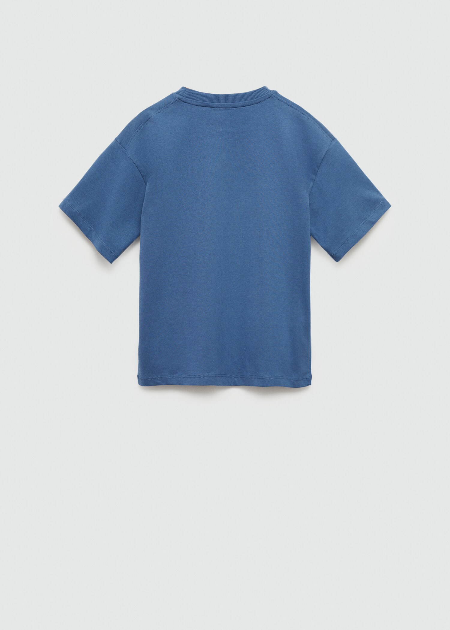 Bedrucktes Baumwoll-T-Shirt - Rückseite des Artikels