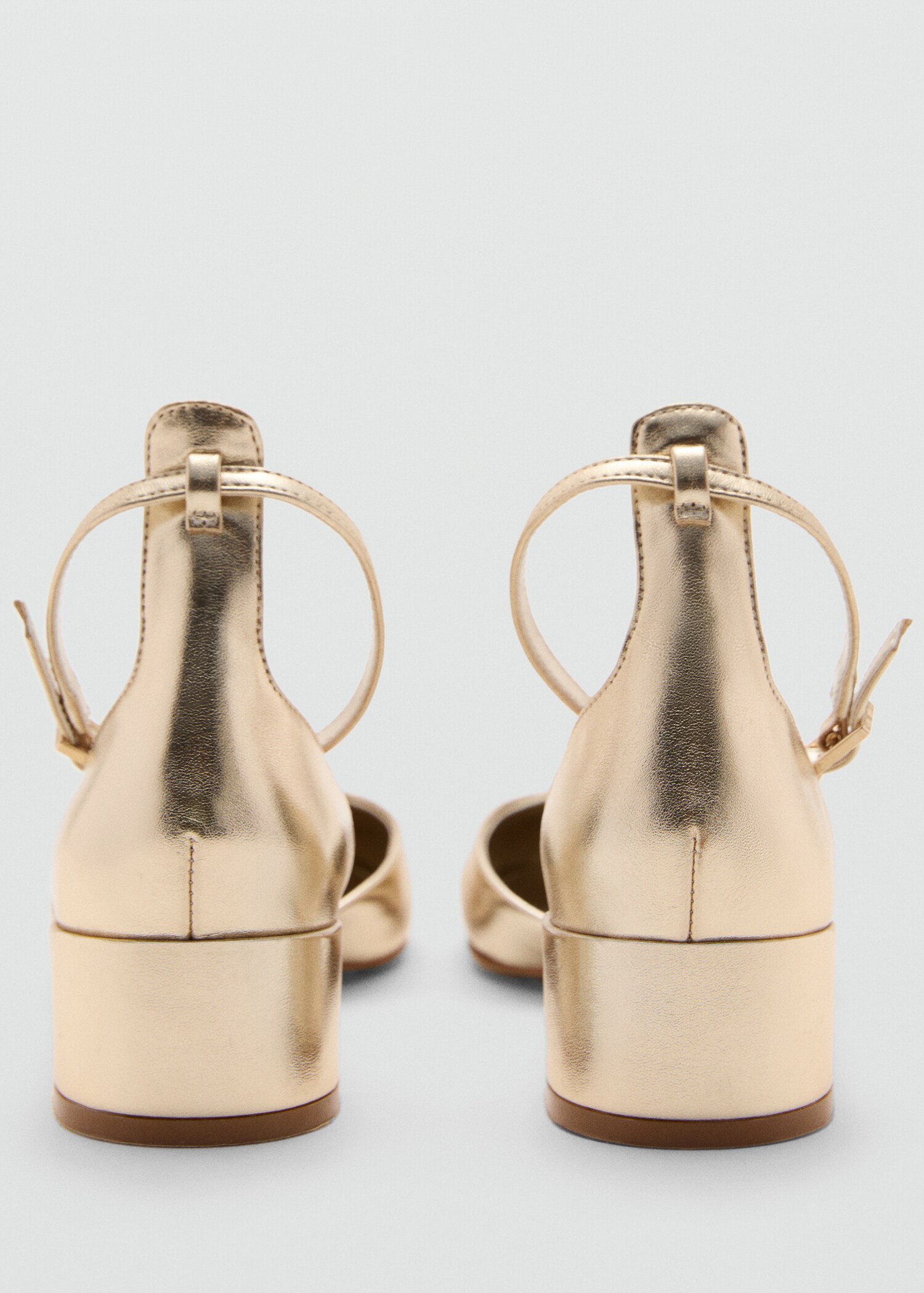 Patent leather-effect heeled shoes - Details of the article 1