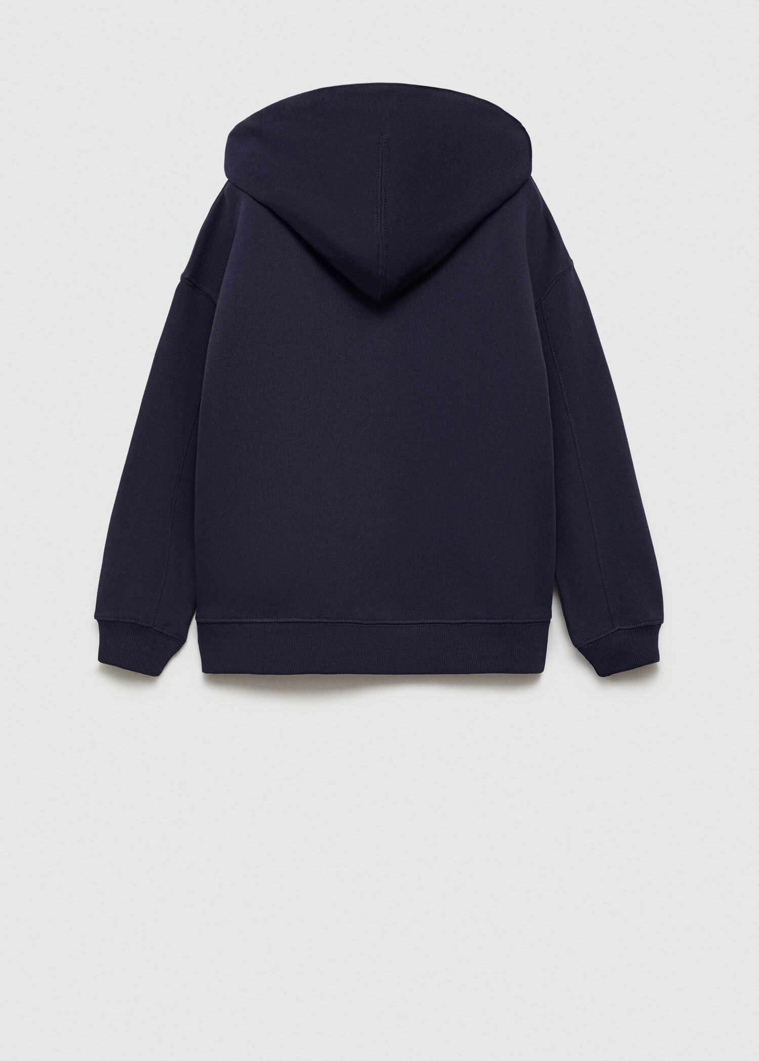 Zipped hoodie - Reverse of the article