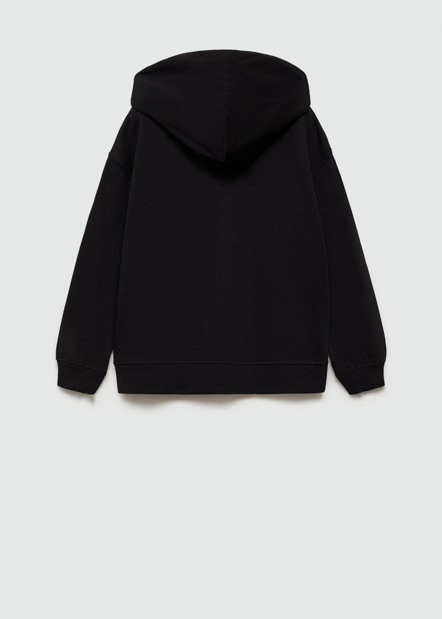 Zipped hoodie - Reverse of the article