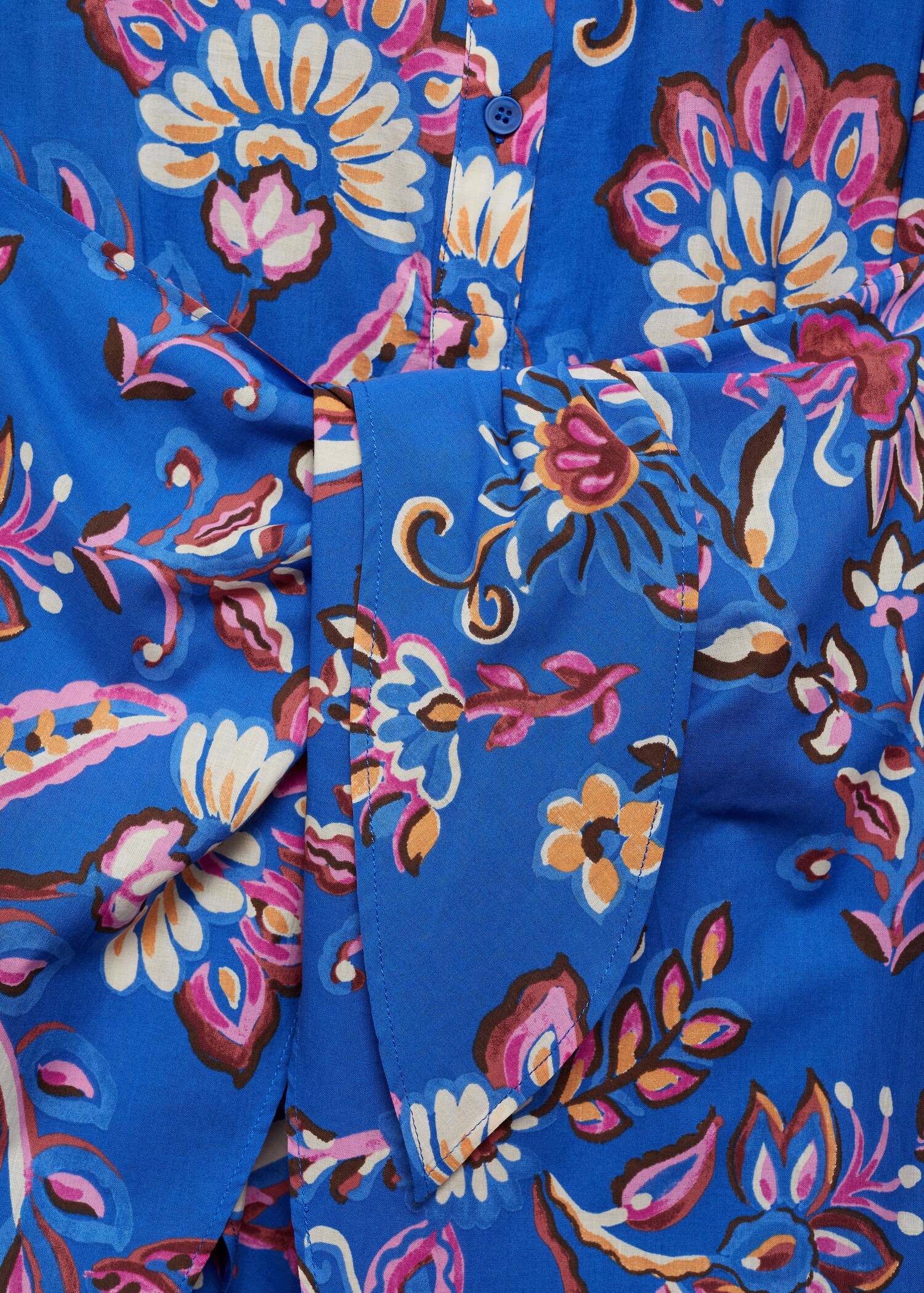 Robe en imprimé fleuri nœud - Détail de l'article 8