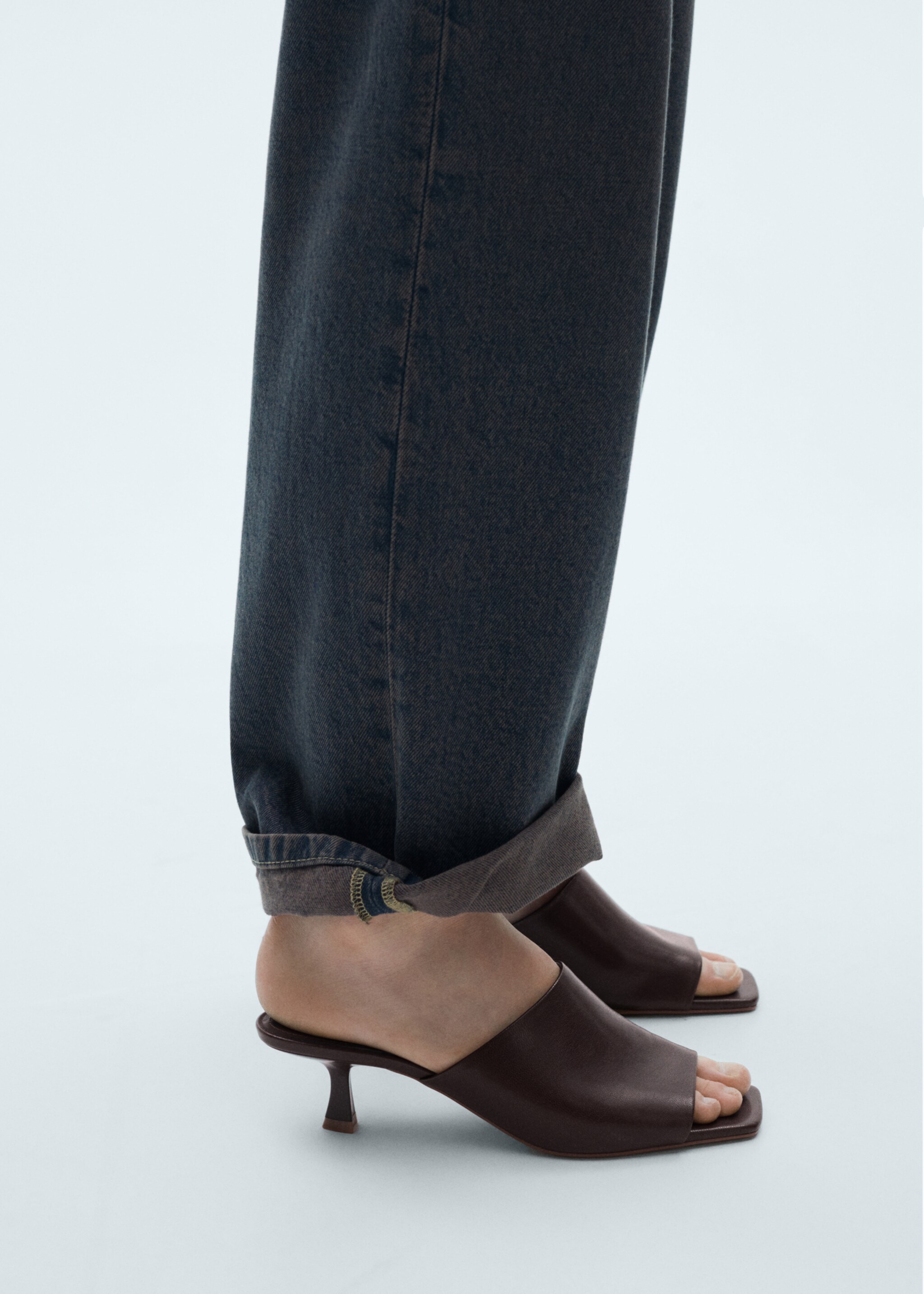 Sandales cuir talon kitten heel - Détail de l'article 9