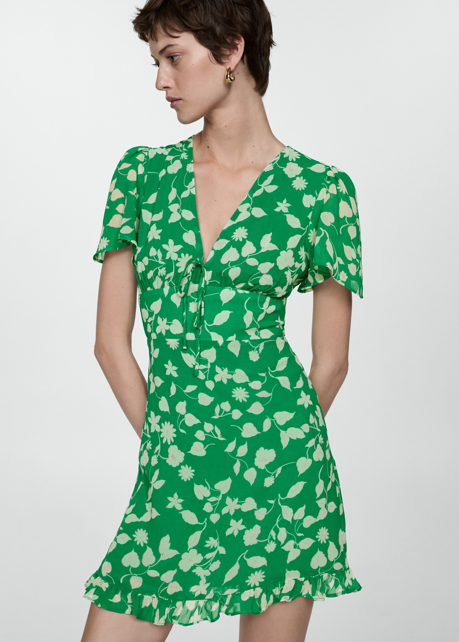 Vestit estampat curt - Pla mig
